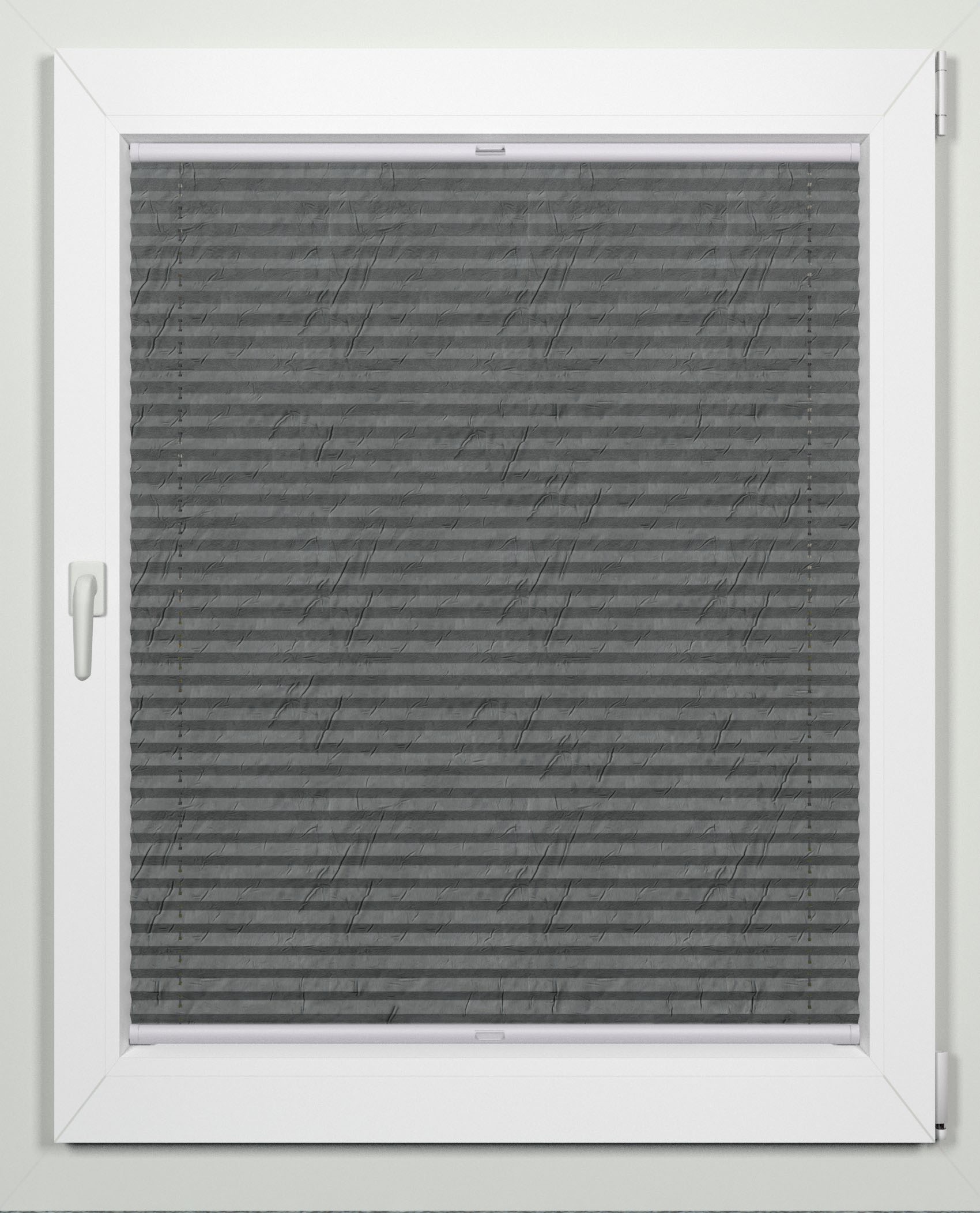 Image of indeko Plissee nach Mass »advanced«, Lichtschutz, mit Bohren, verspannt, Crushed-Optik bei Ackermann Versand Schweiz