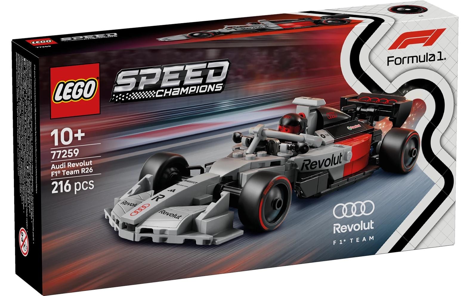 LEGO® Konstruktionsspielsteine »Audi Revolut F1 Team R26 Rennwagen (77259), LEGO Speed Champions«