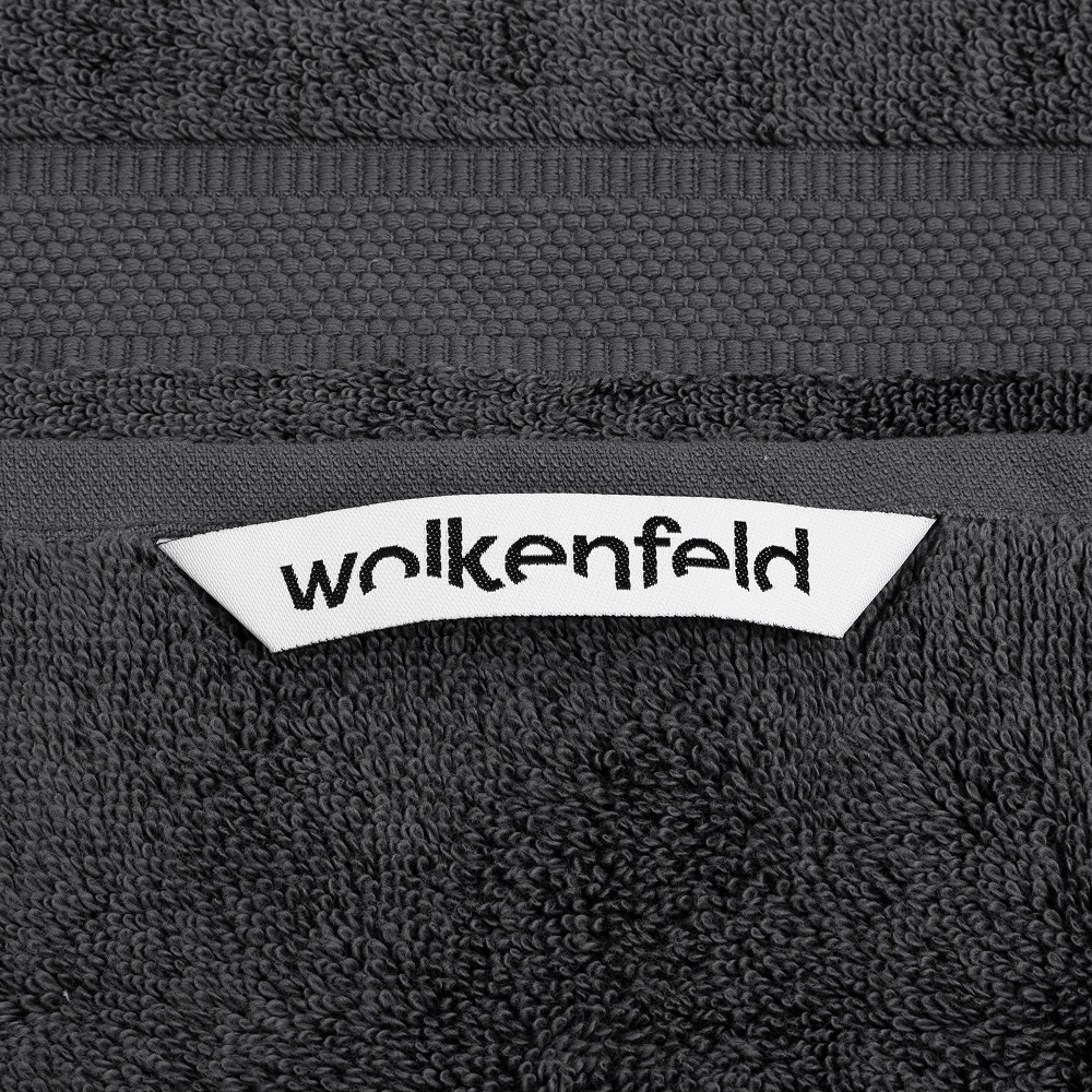 Wolkenfeld Handtuch Set "Premium Low-Twist Baumwolle 550 g/m² – 8-teilig mit Waschlappen" 8 tlg. Frottier 2 Badetücher, 2 Handtücher gross & 4 Waschlappen