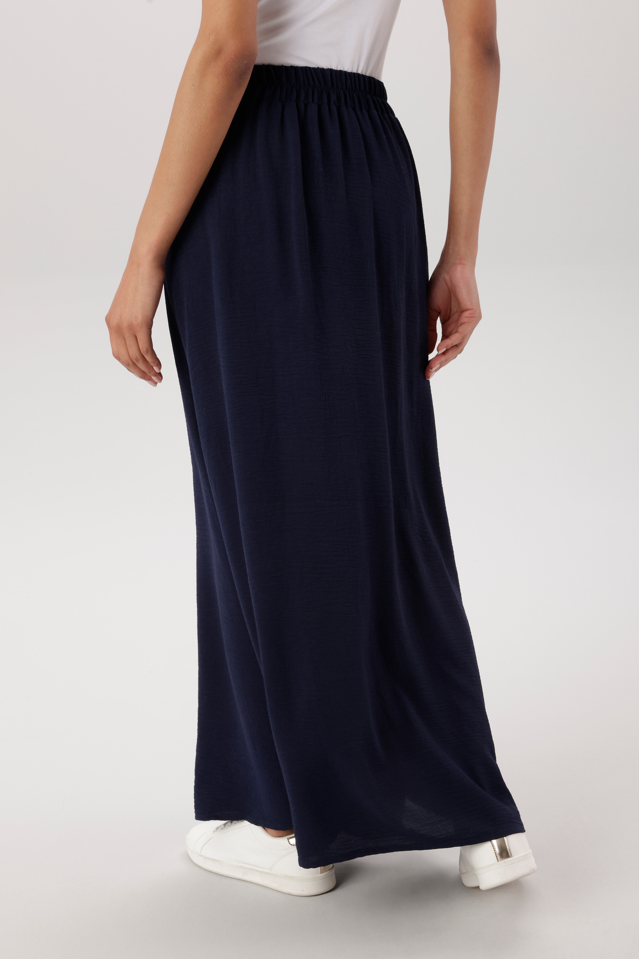 Aniston SELECTED Maxi jupe ceinture élastique confortable au dos - NOUVELLE COLLECTION