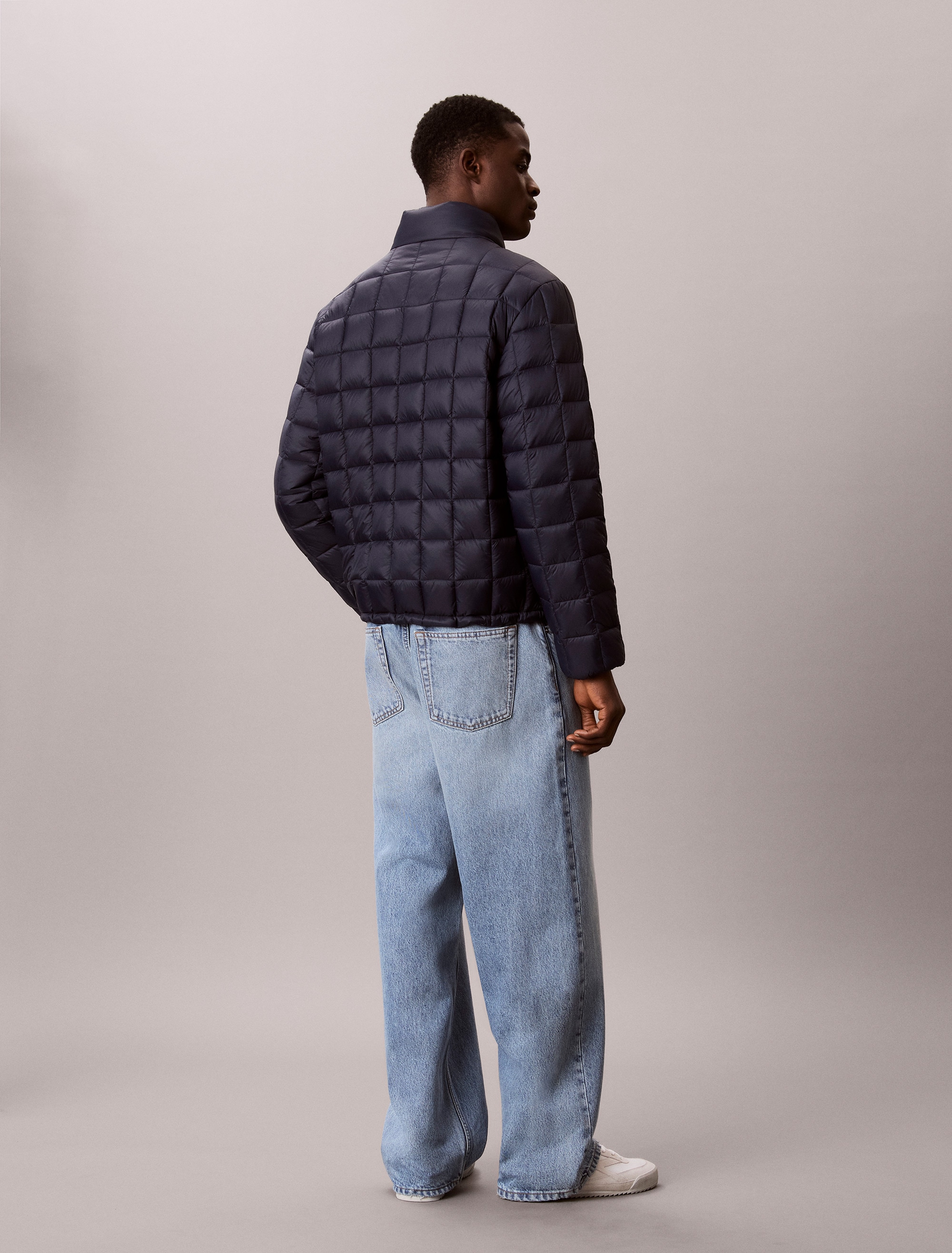 Calvin Klein Veste matelassée Col montant, fermeture éclair 2 voies, matelassage tendance