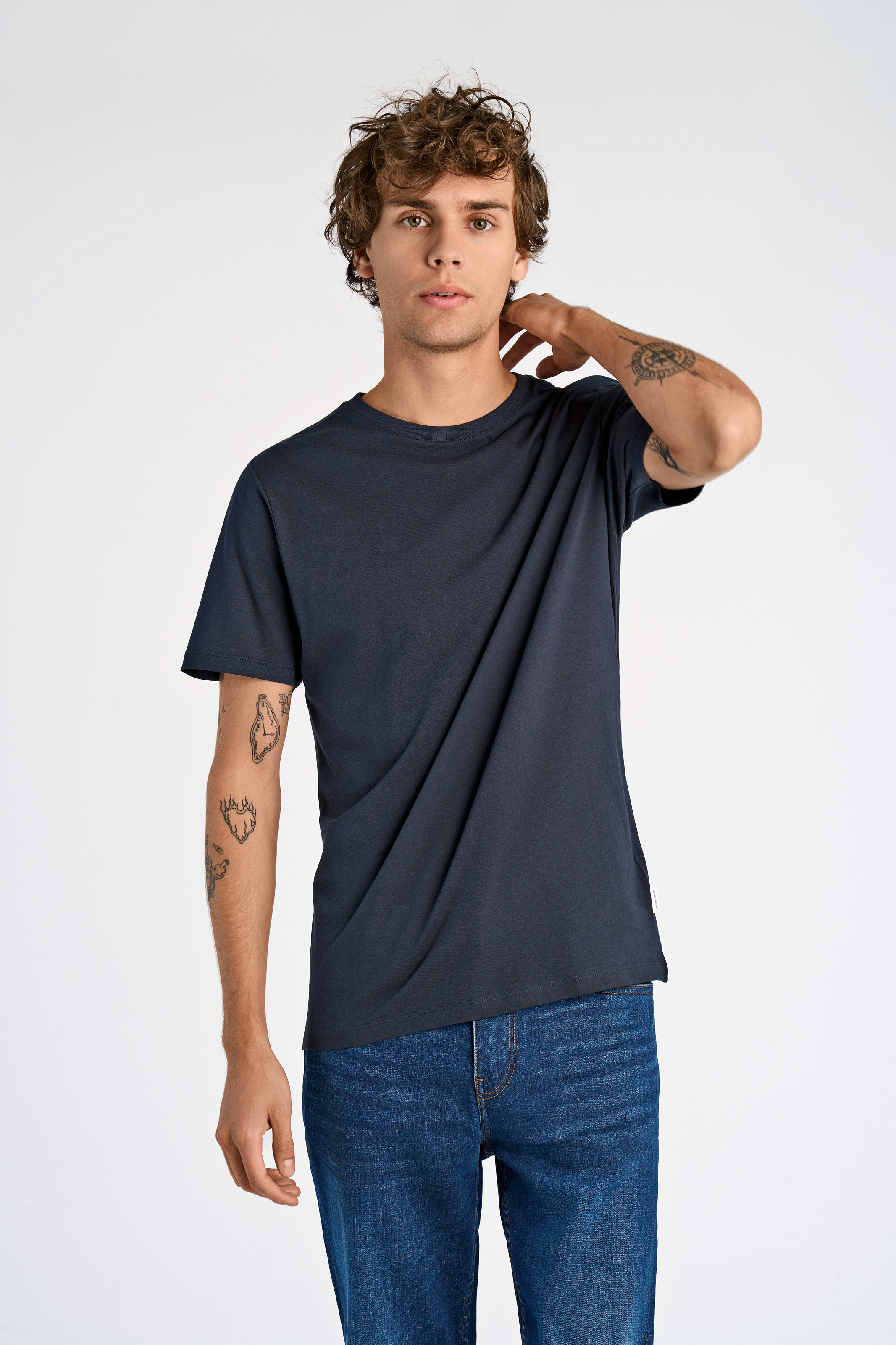 LINDBERGH Kurzarmshirt 7er-Pack Sommershirts / unifarben / Rundhals