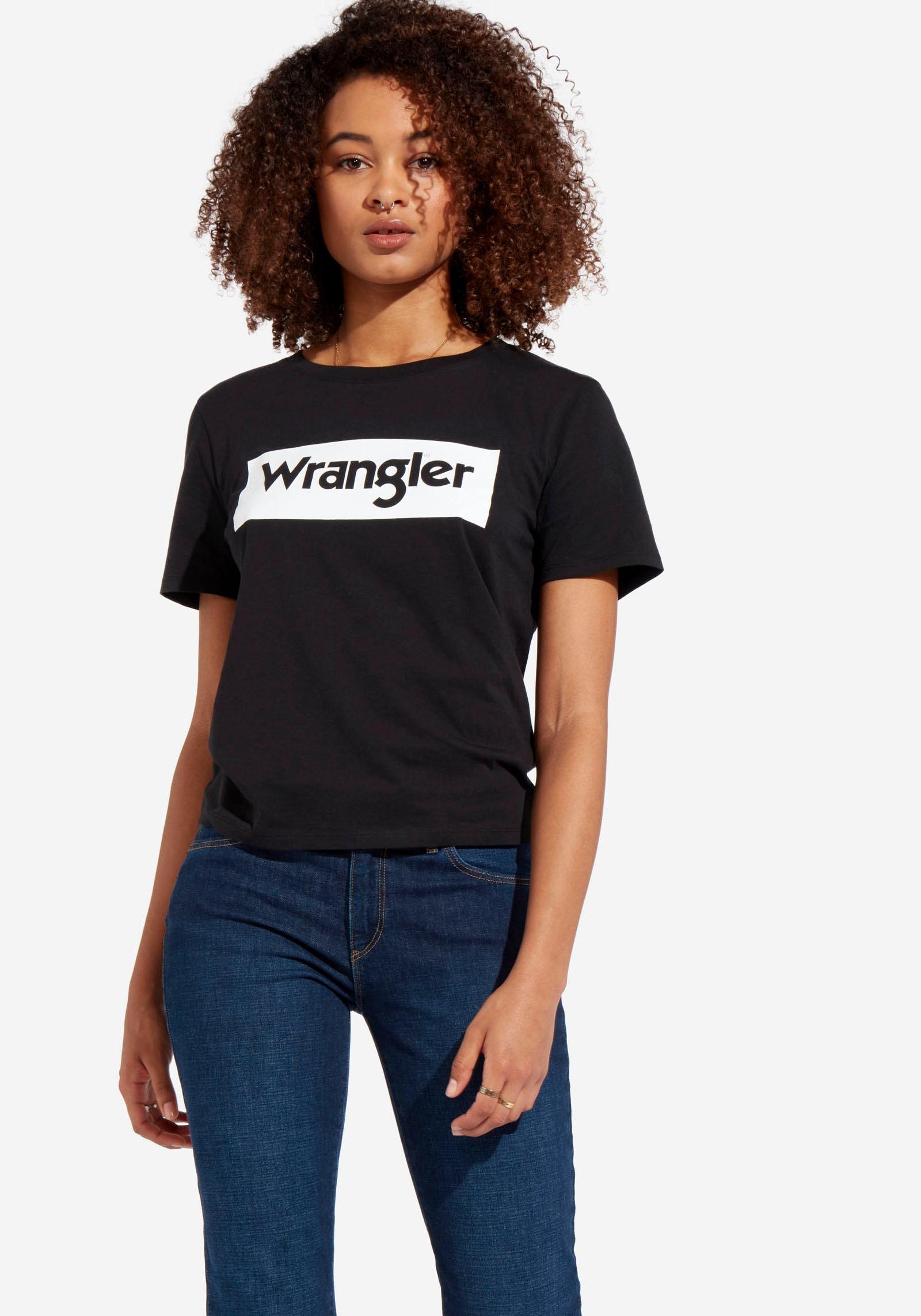Image of Wrangler T-Shirt, mit Logo bei Ackermann Versand Schweiz