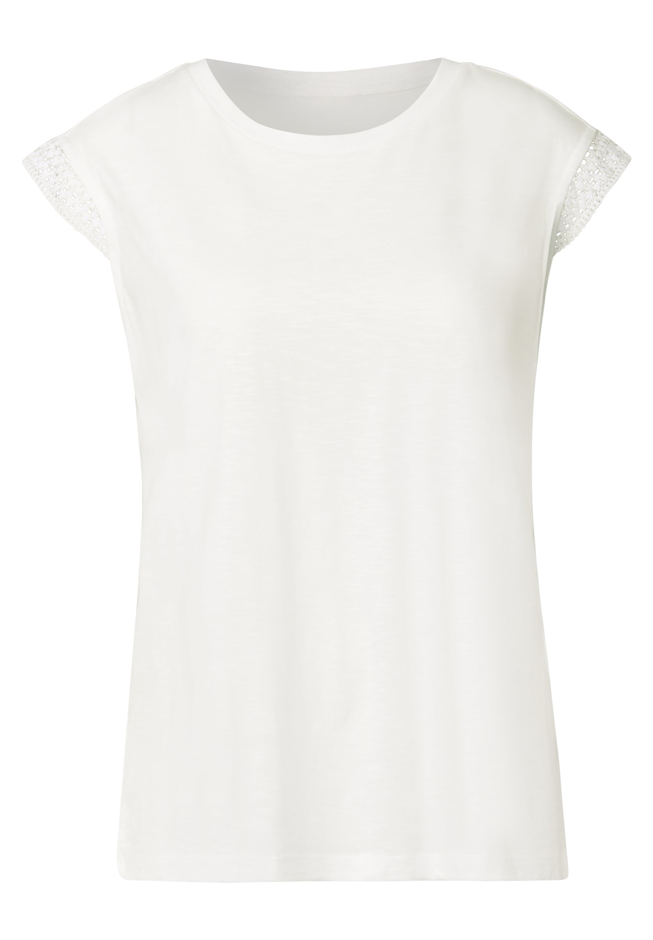 STREET ONE Shirttop, mit Häkeldetails
