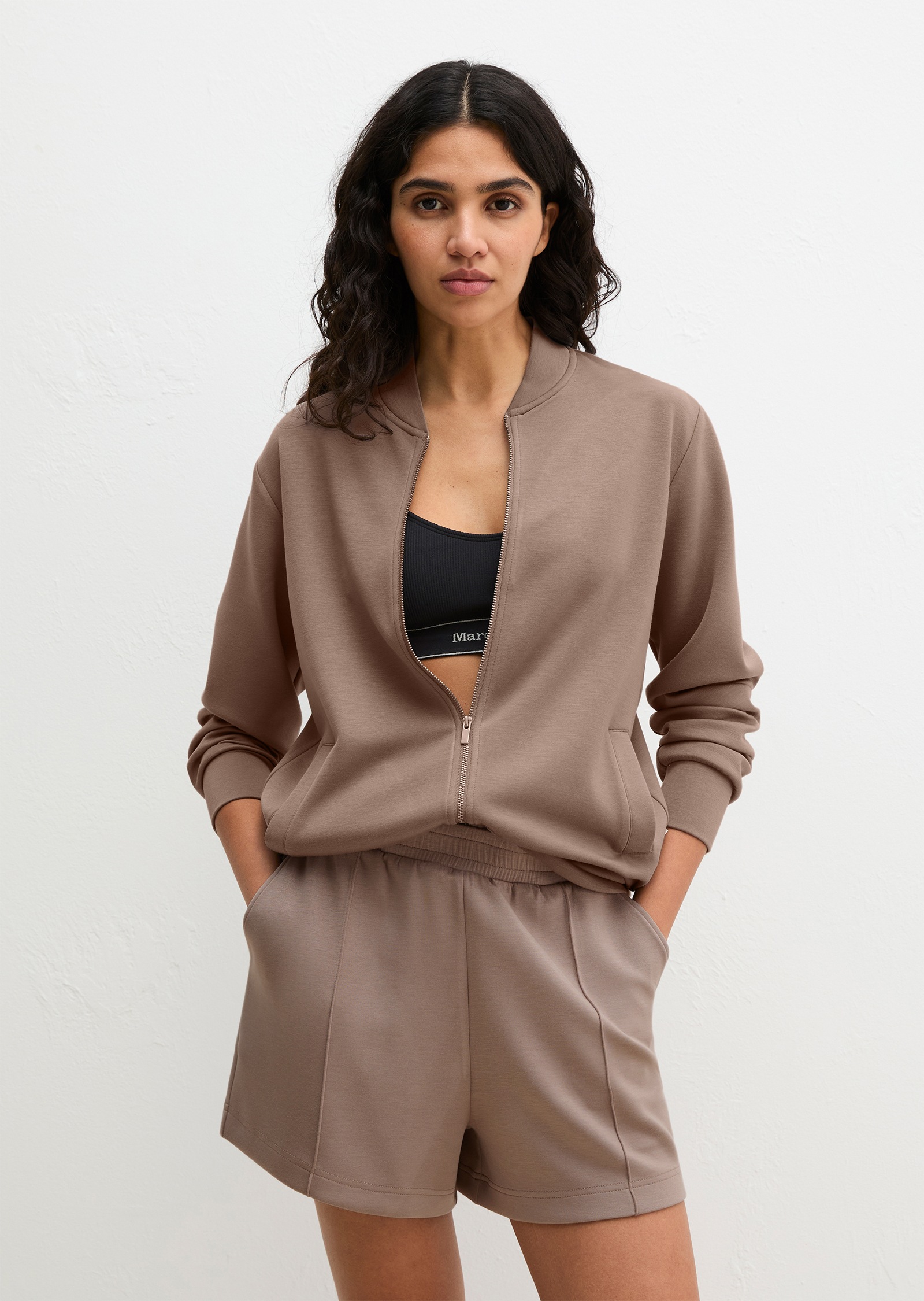 Image of Marc OPolo Sweatjacke "Modal Allure"