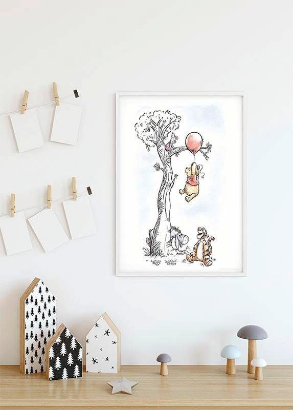 Komar Poster »Winnie Pooh Hang Kinderzimmer, on«, Wohnzimmer (1 St.), Disney, Schlafzimmer, kaufen