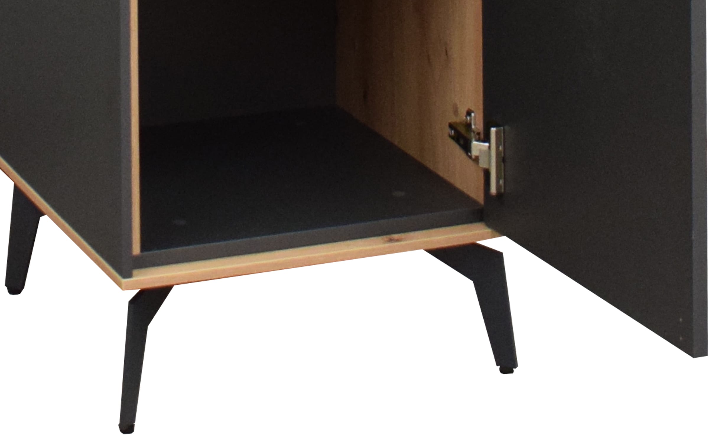 Mäusbacher Kommode Faro Sideboard B 169 cm, inkl. Beleuchtung, Push to open, Metallfüsse