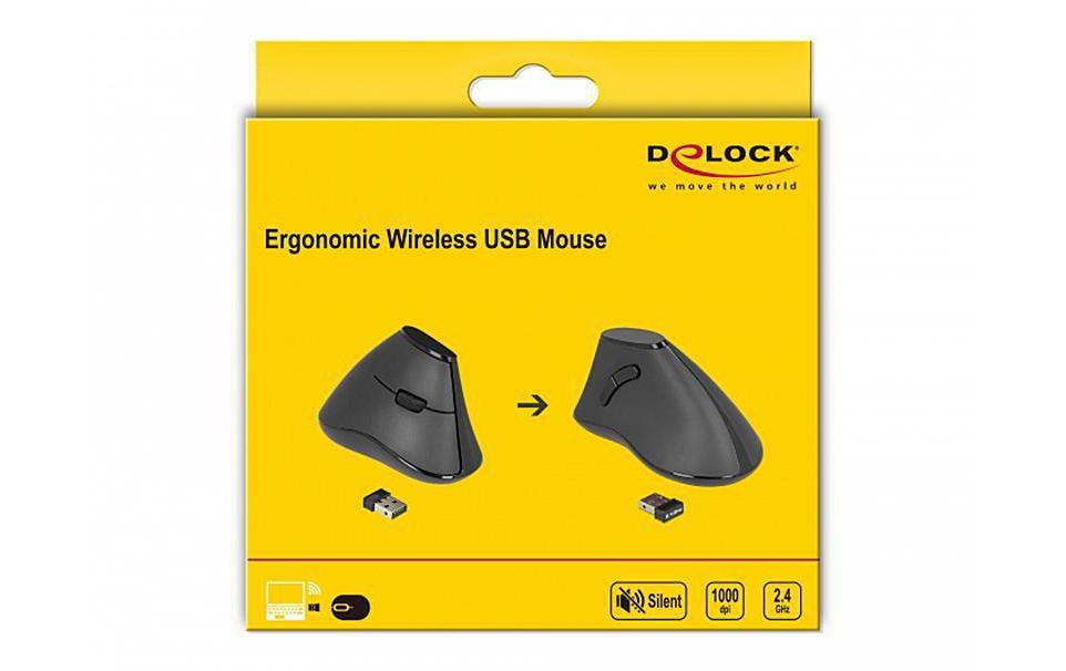 Delock ergonomische Maus »Delock Ergonomische Maus 12622 Sile«