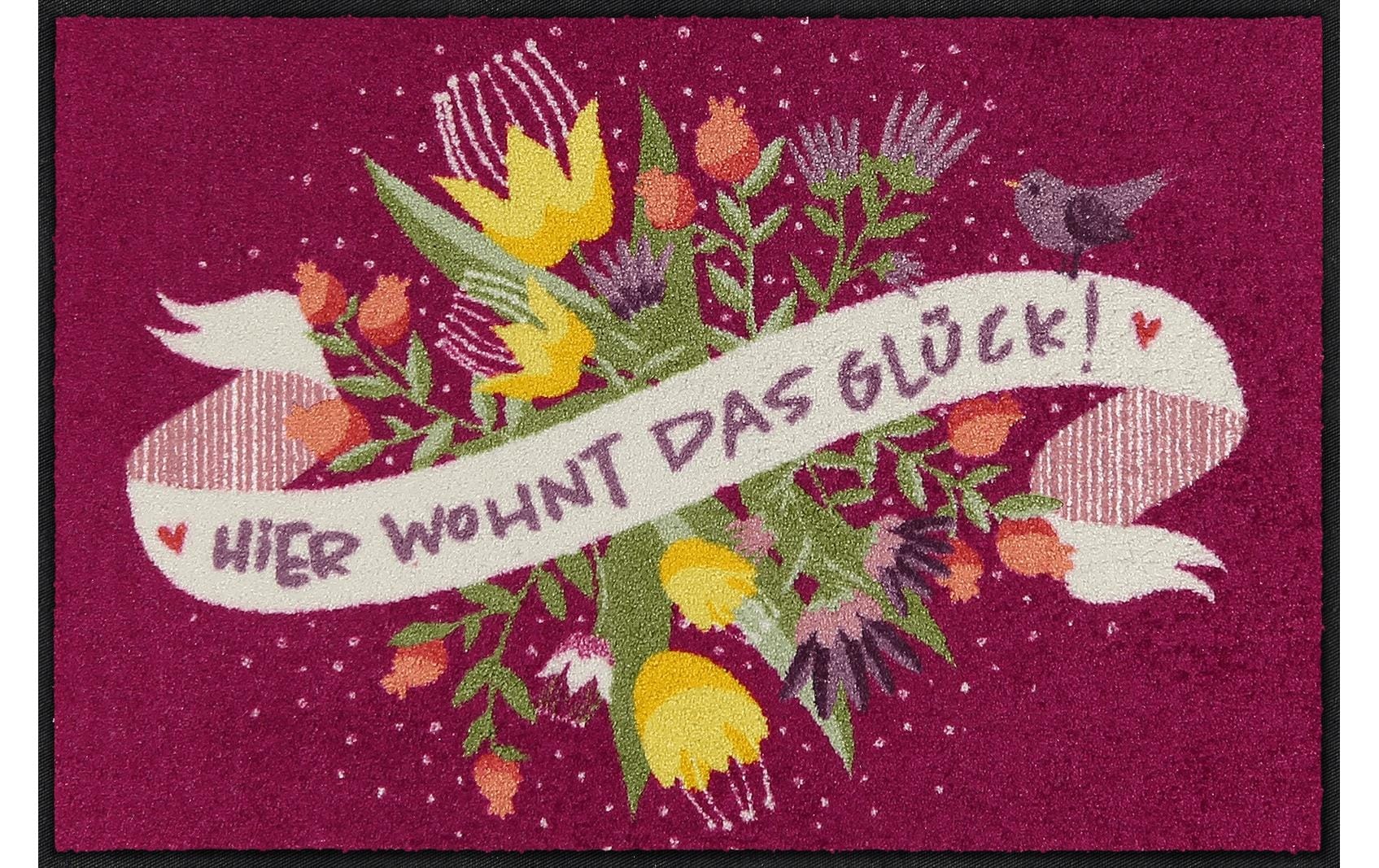 Image of Salonloewe Fussmatte "Das Glück 50 x 75 cm"