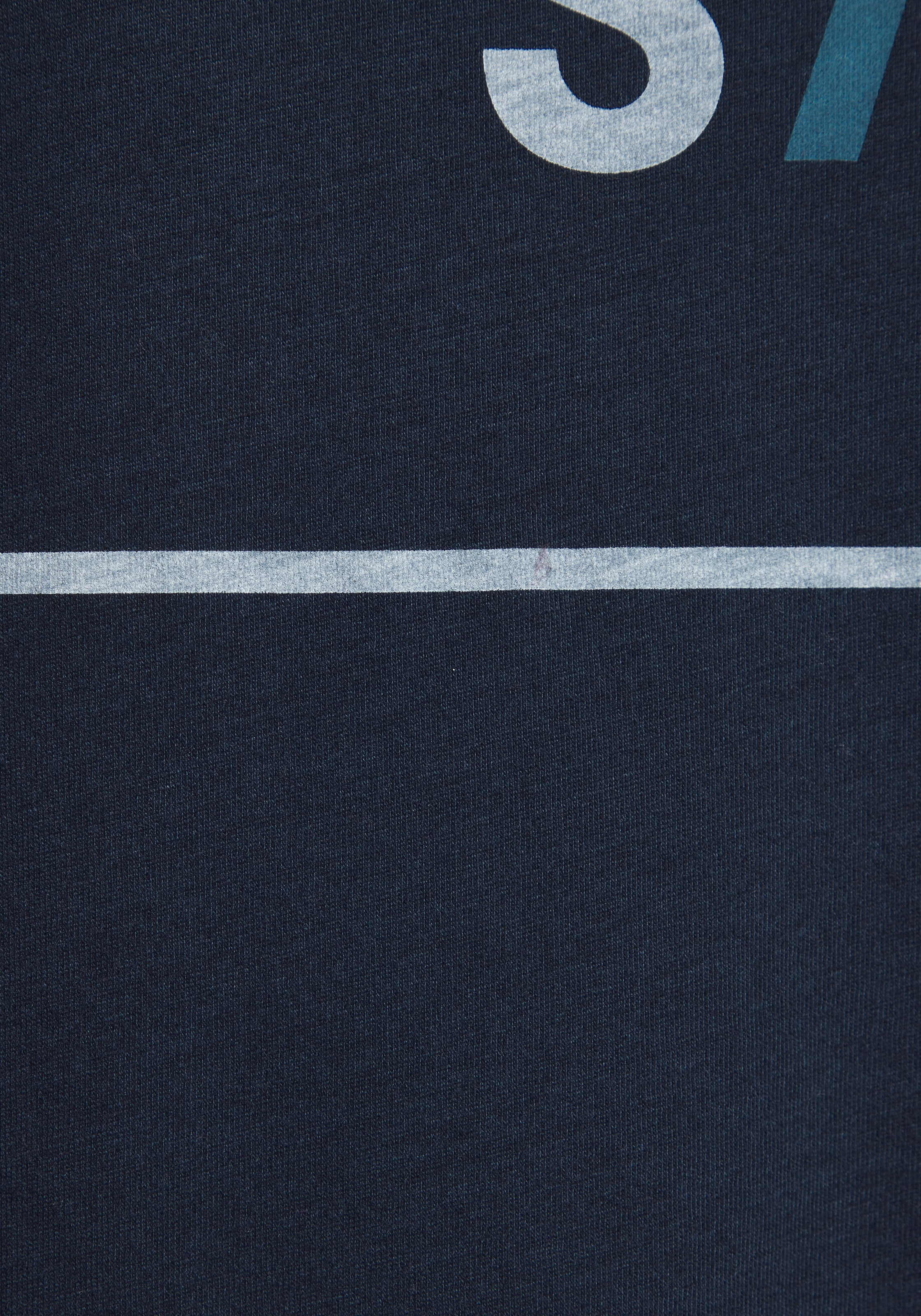 Elbsand Langarmshirt mit Frontdruck, Longsleeve, lockerer Schnitt