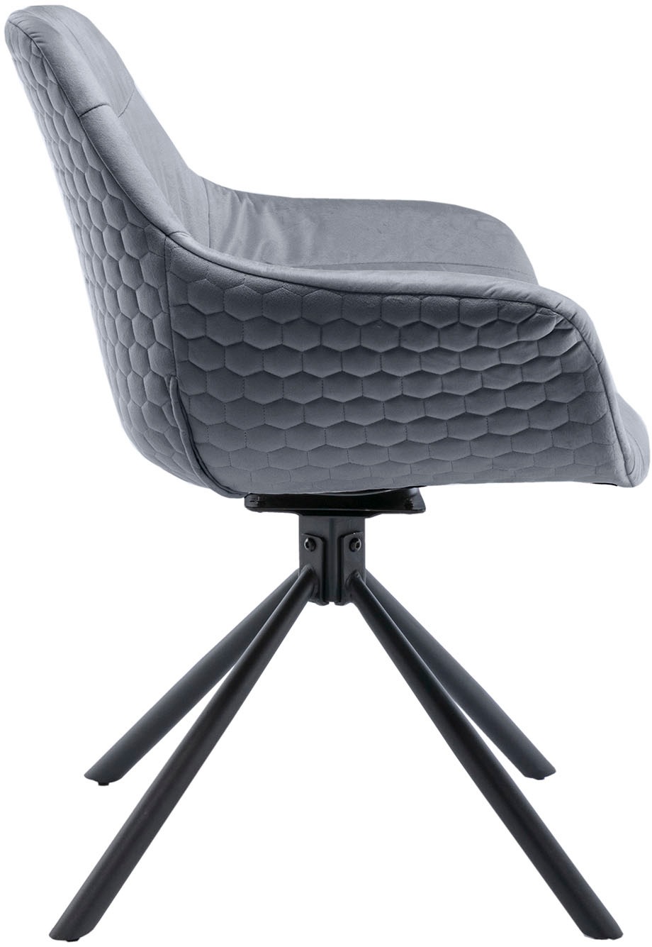 SalesFever 360° kaufen Armlehnstuhl, jetzt Samtoptik-Polyester, Drehfunktion