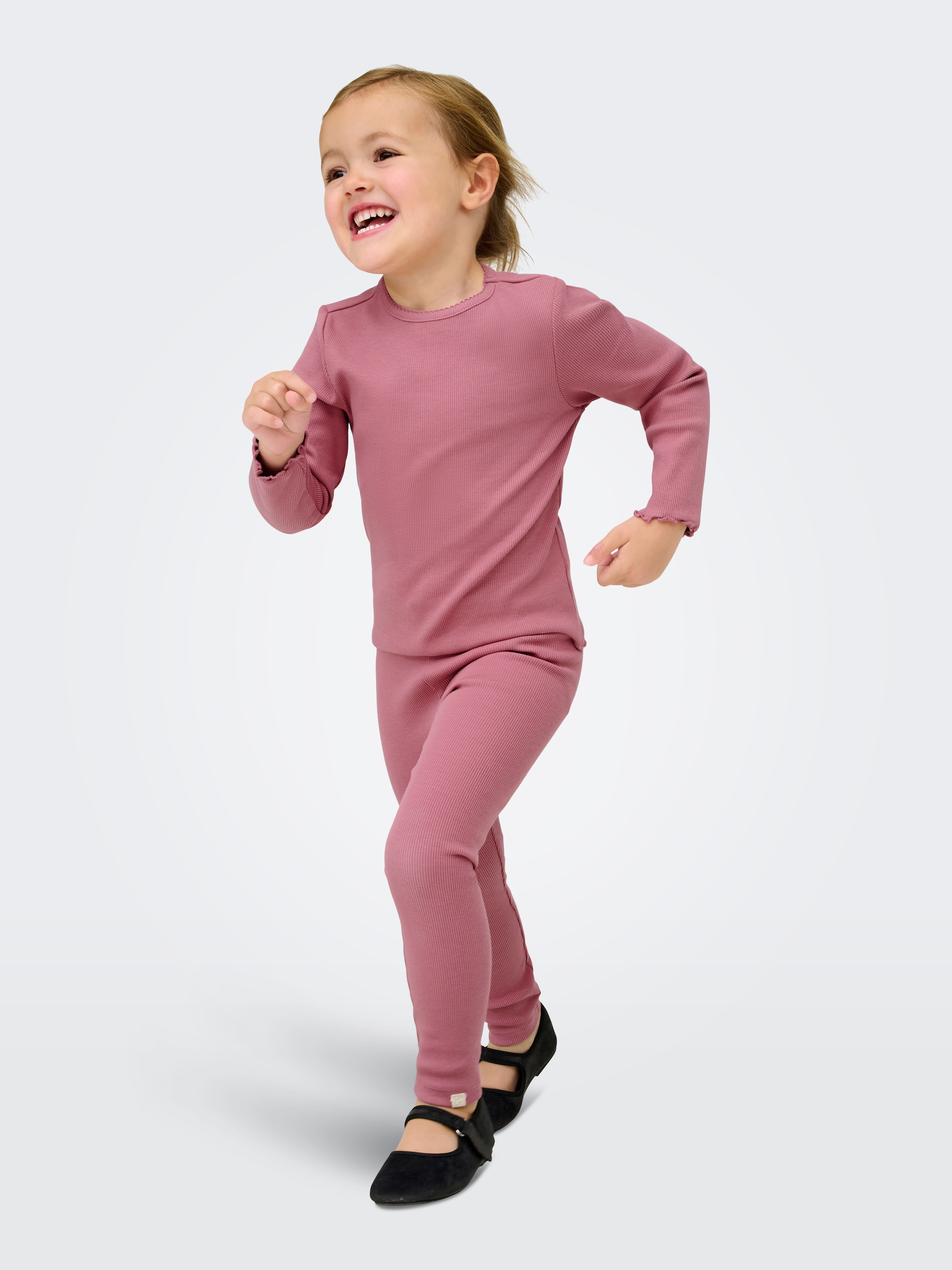 KIDS ONLY Leggings »KMGTRINNY SOLID LEGGING JRS NOOS«  mélange de coton, ajusté