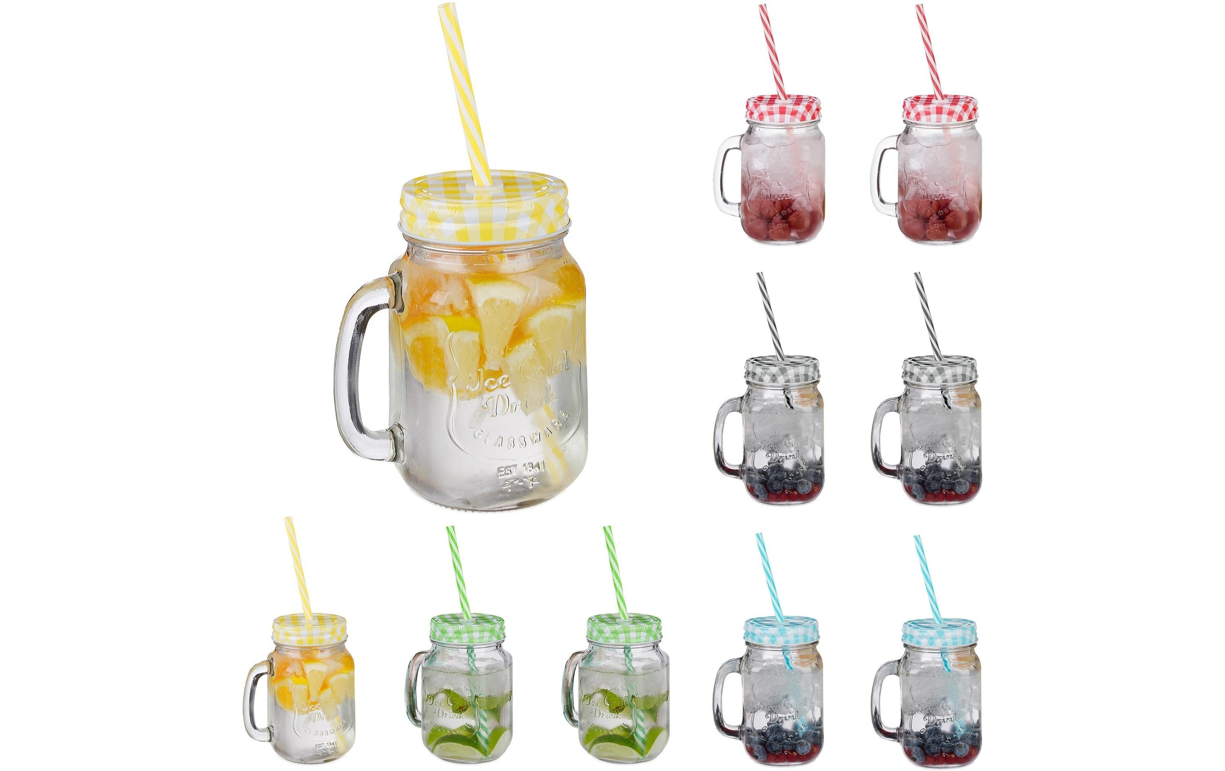 relaxdays Becher »500 ml, 10 Stück«