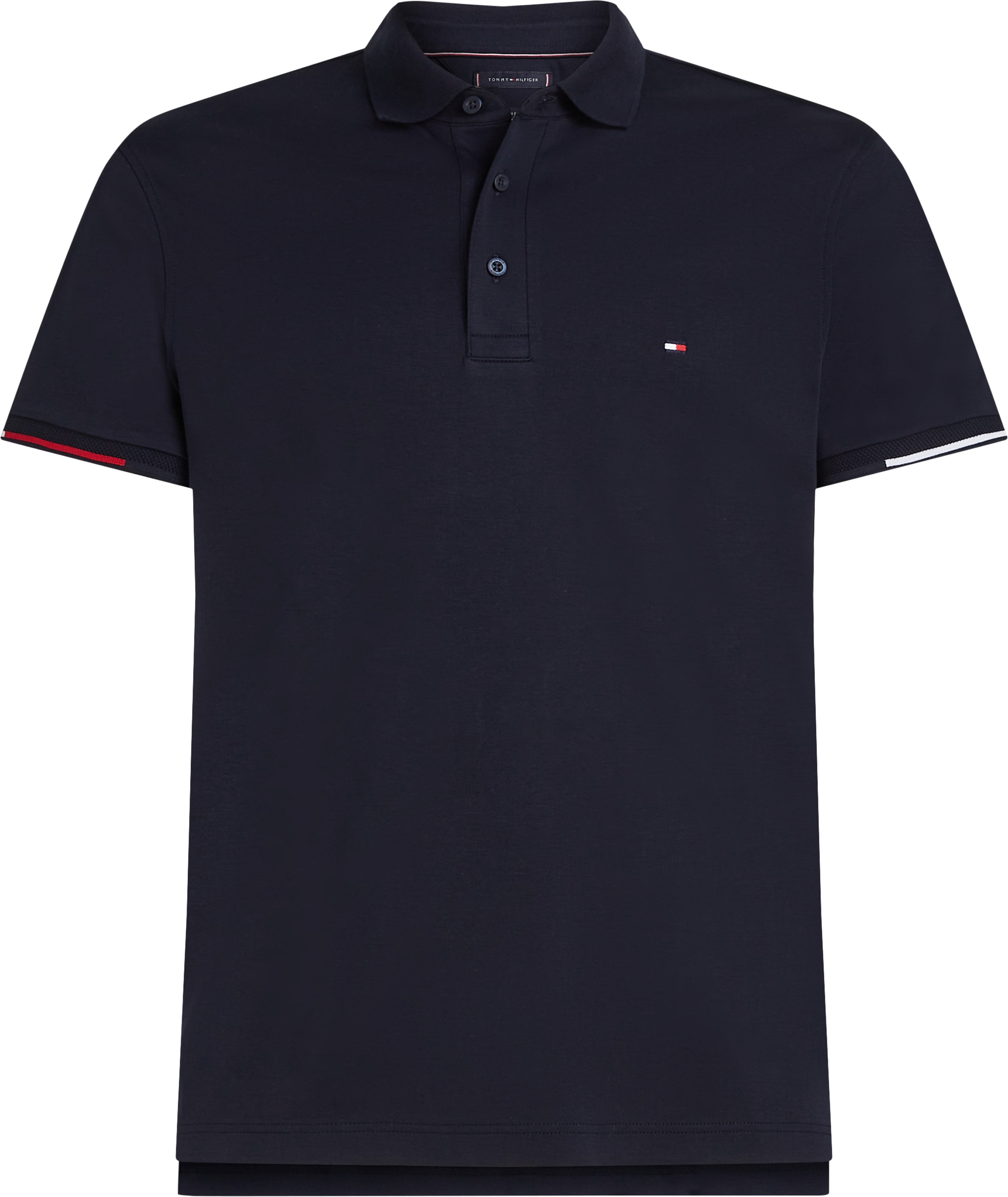 Tommy Hilfiger Big & Tall Poloshirt »BT-INTERLOCK FLAGCUFF SLIM FIT-B«, Grosse Grössen