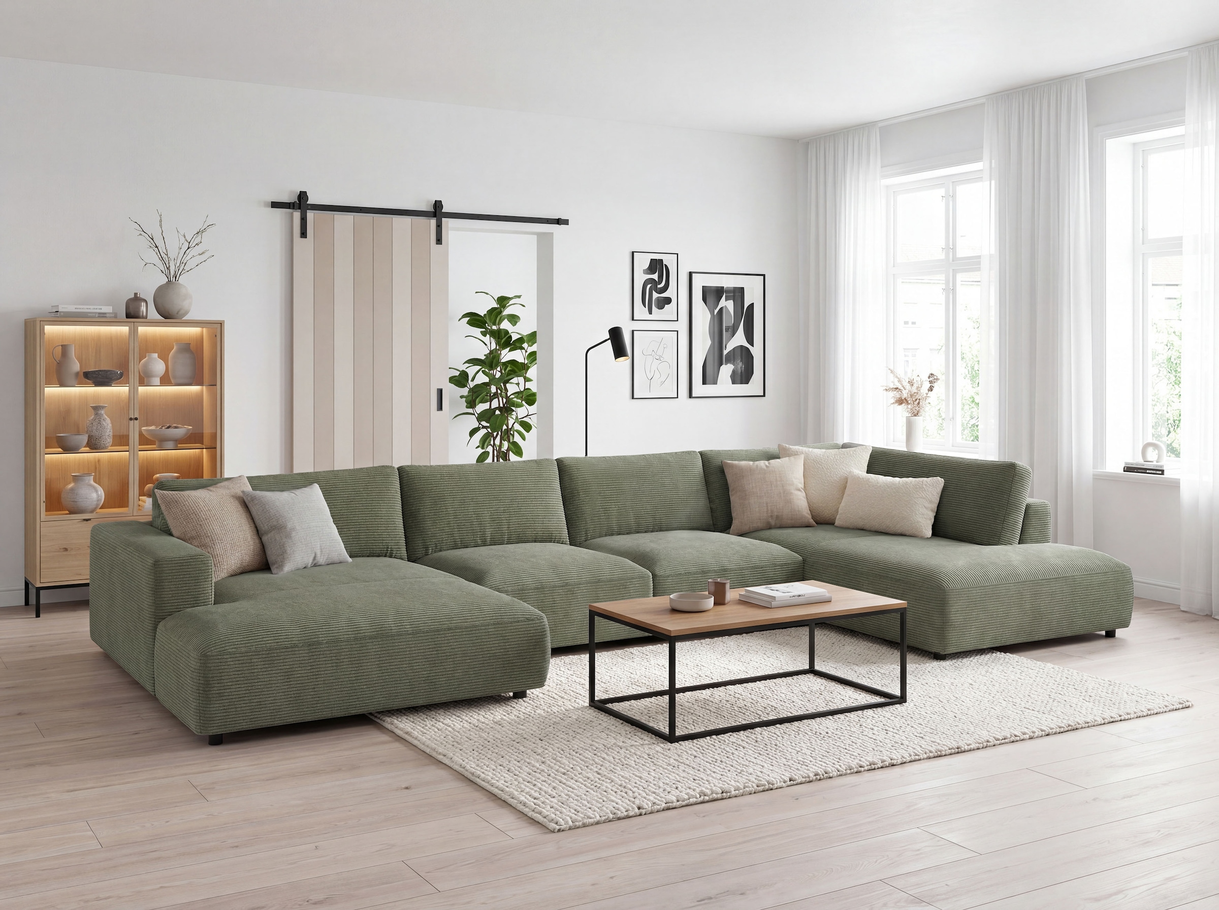 Musterring Paysage de salon »MR LUCIA, das ultimative Raumwunder von Musterring« Surface gigantesque, coussins de chambre haut de gamme & confort de luxe