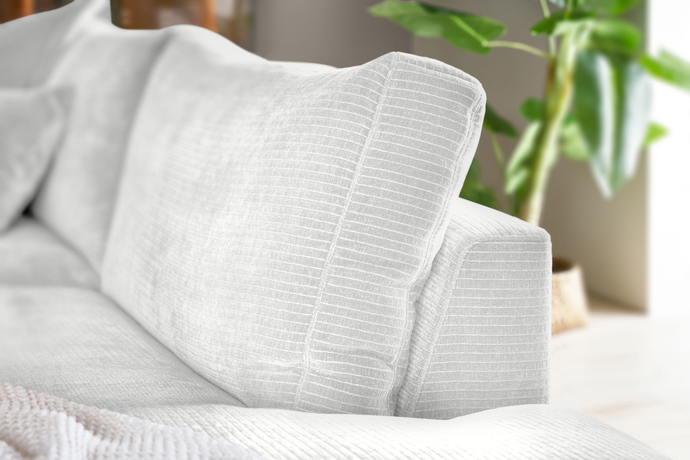 Musterring Canapé d'angle »Lucia modern und bequem, Breite 330cm, L-Form« différentes couleurs, grand fauteuil long avec accoudoir, B330 x P190 cm