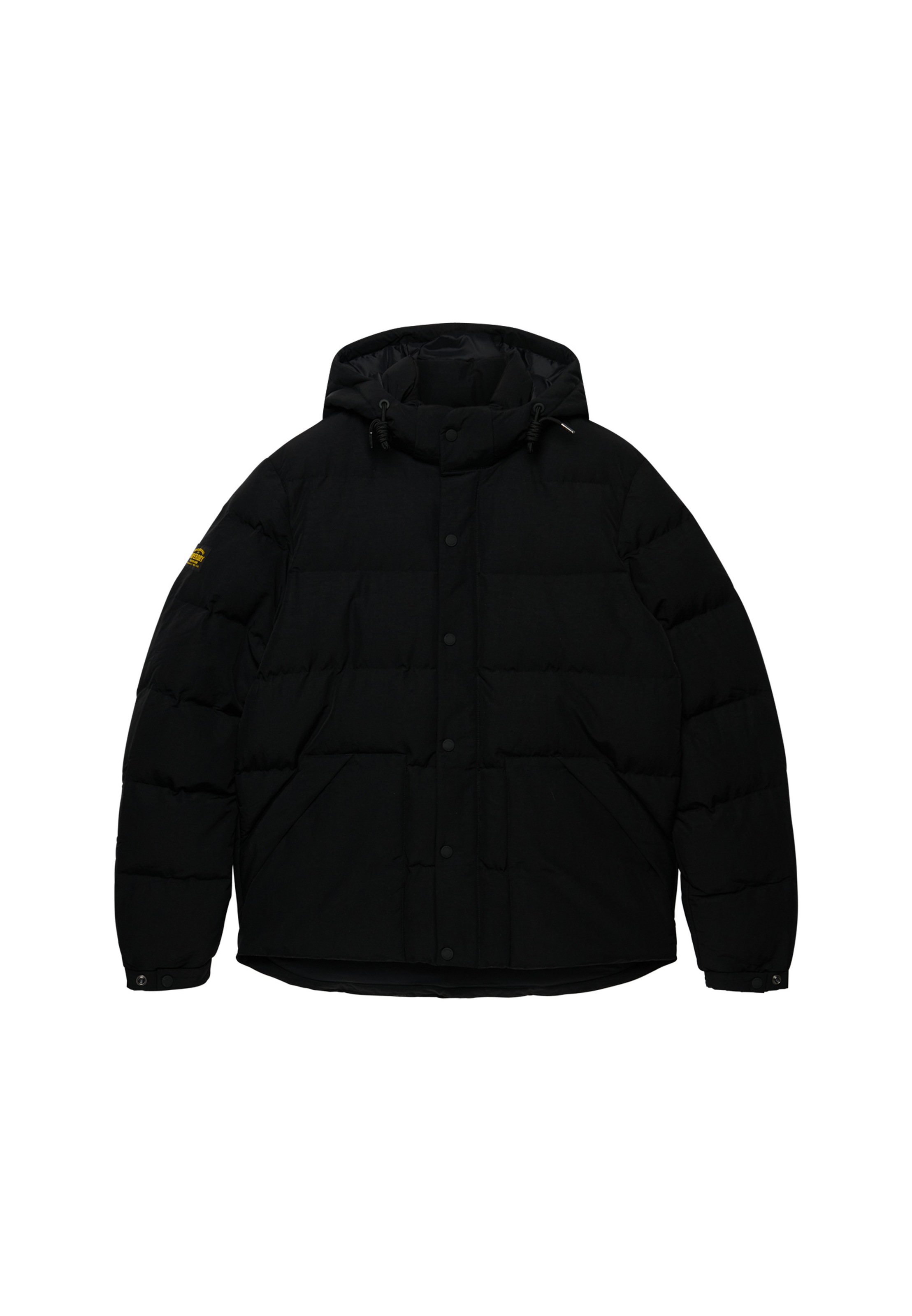 Superdry Veste matelassée »CLASSIC EVEREST PUFFER JKT« avec capuche fibre synthétique, coupe décontractée