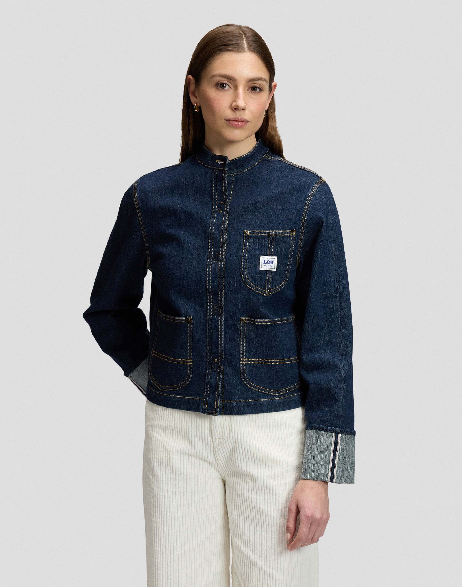 Lee® Jeansbluse »Lee Jeanshemd Selvedge«