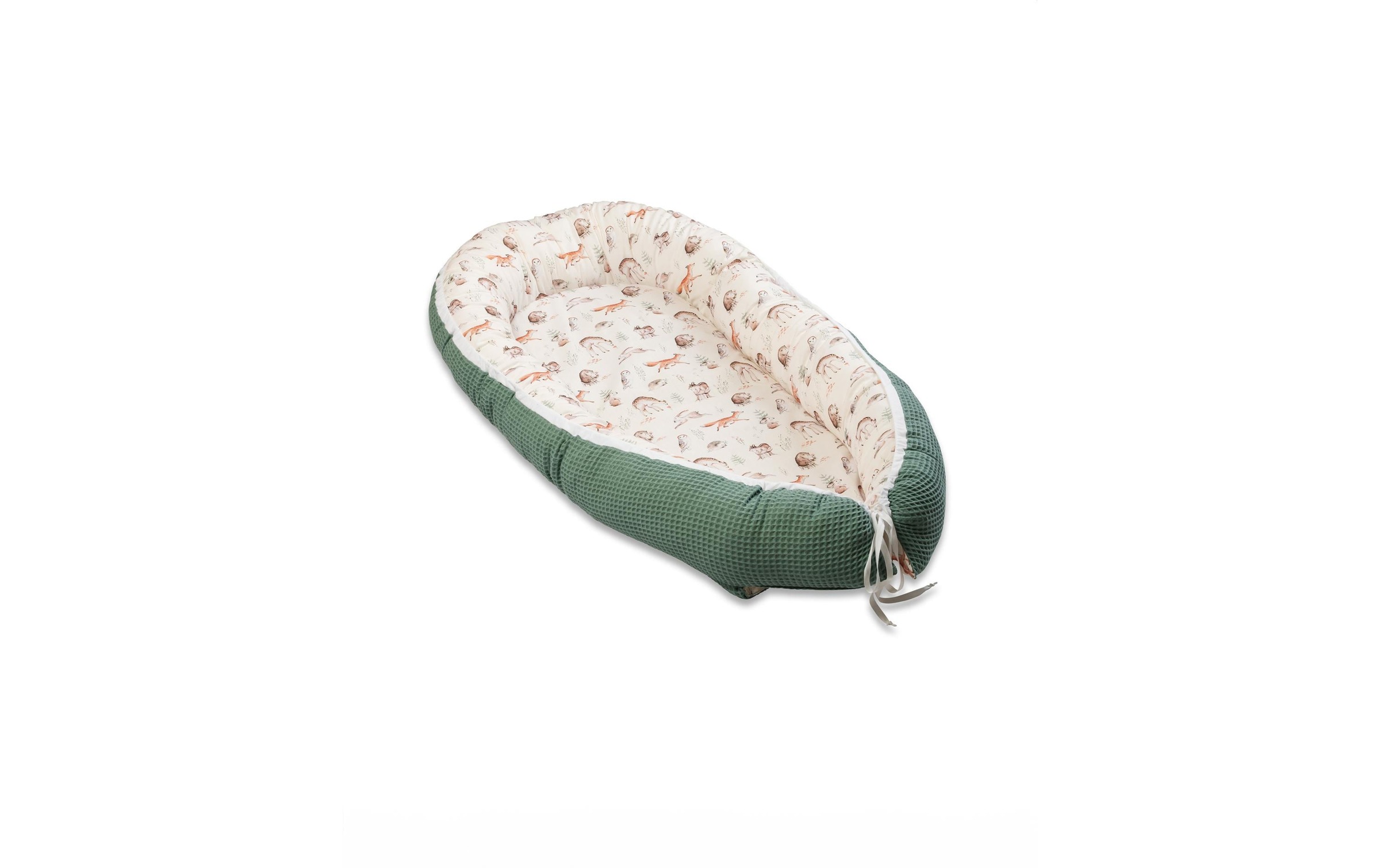 Image of ULLENBOOM Bettnestchen "Cocoon Waldfreunde 55 x 95 cm"