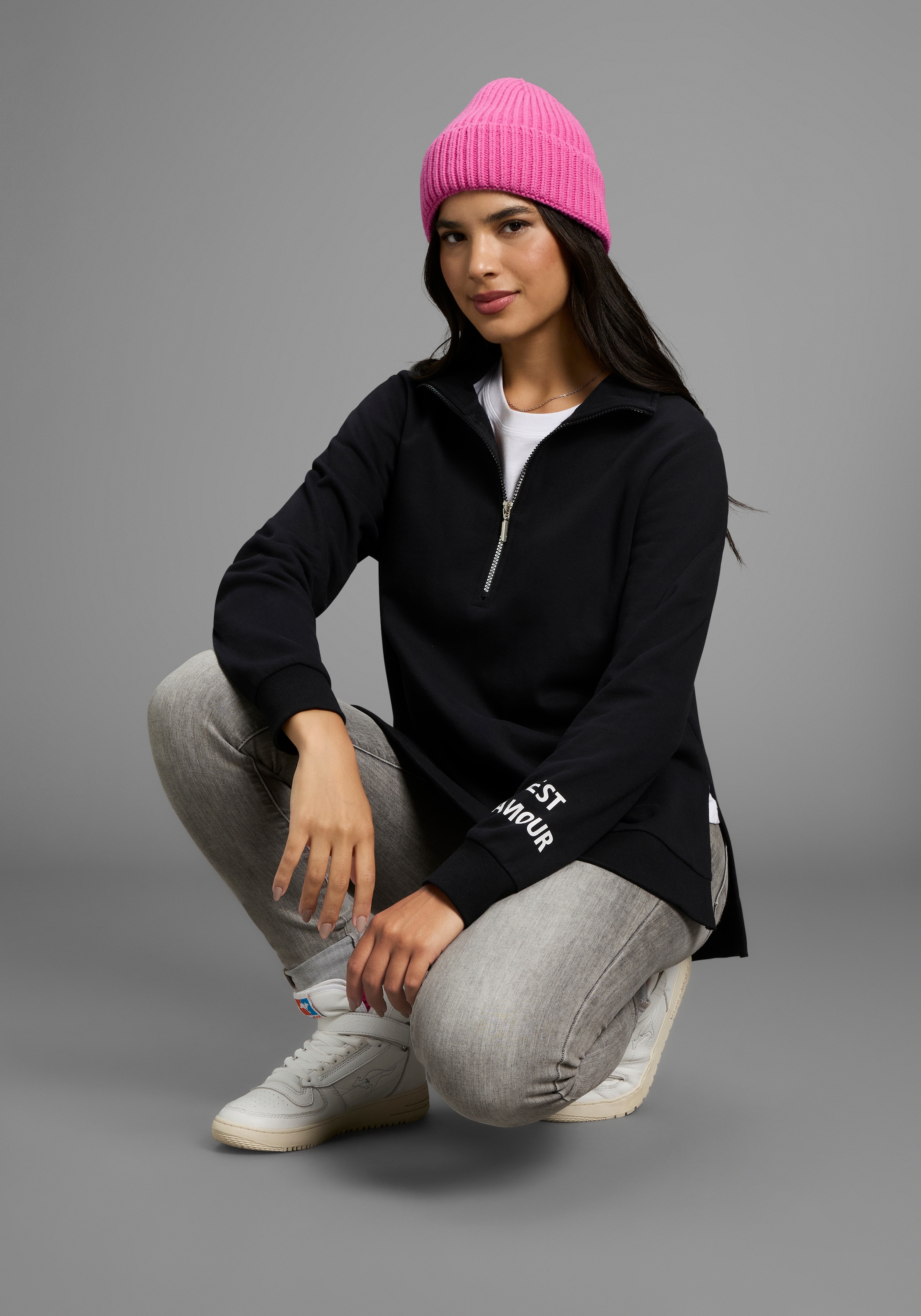 Laura Scott Longsweatshirt, in grossen Grössen verfügbar