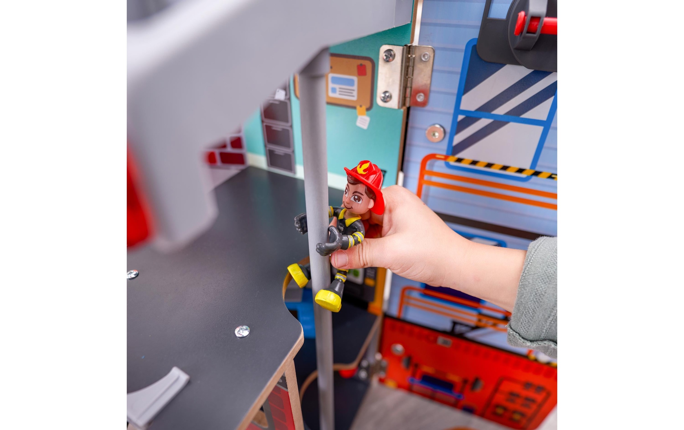Spiel-Feuerwehrwache »Kid Kraft Feuerwehr 2-in-1«