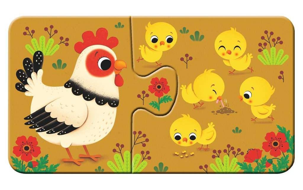 Ravensburger Puzzle »Tiere und ihre Kinder«, (18 tlg.)