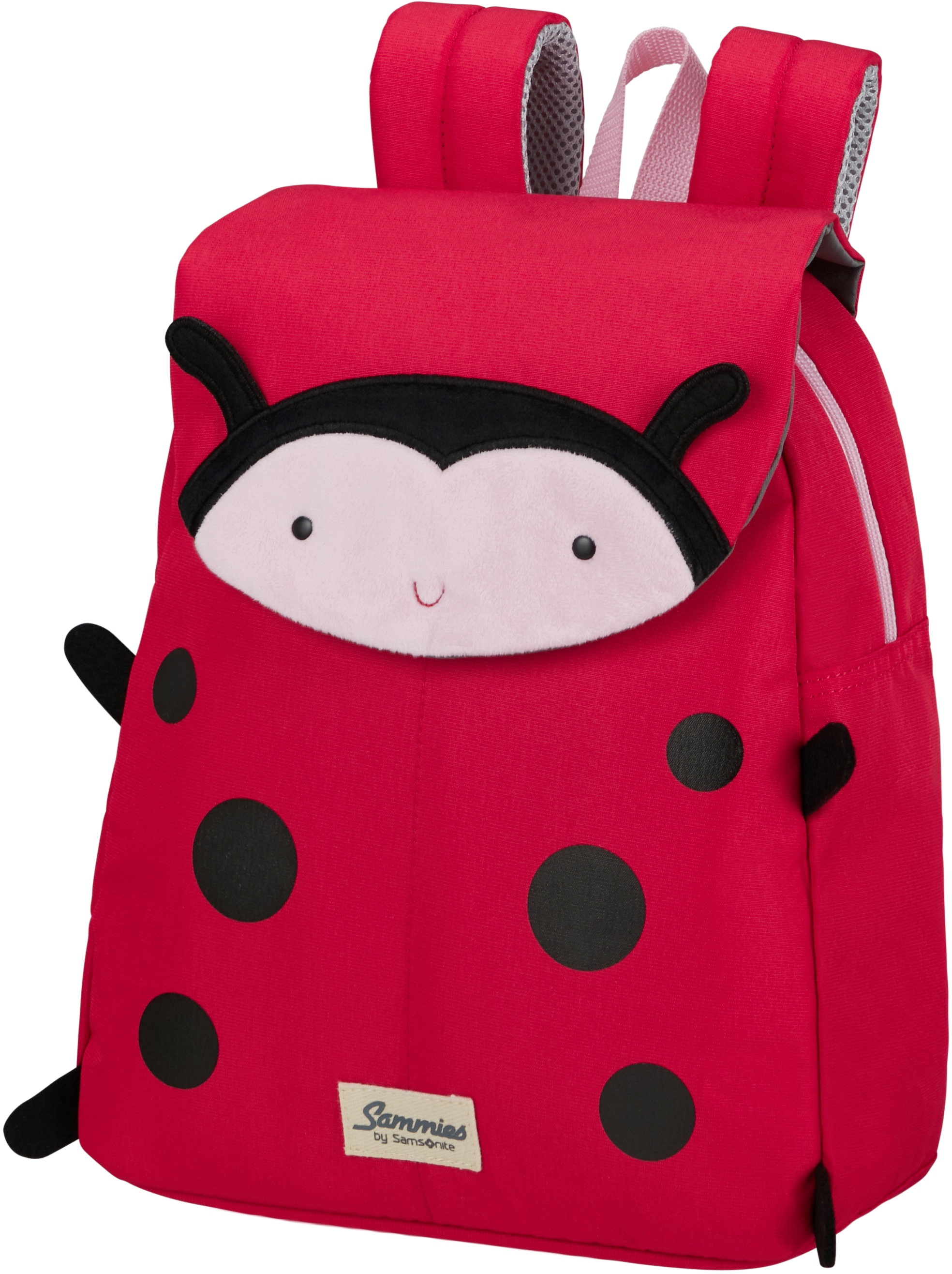 Samsonite Kinderrucksack »Happy Sammies ECO, S+, Ladybug Lally«, reflektierende Details, Kindergartenrucksack Kinderfreizeitrucksack Kinder-Backpack