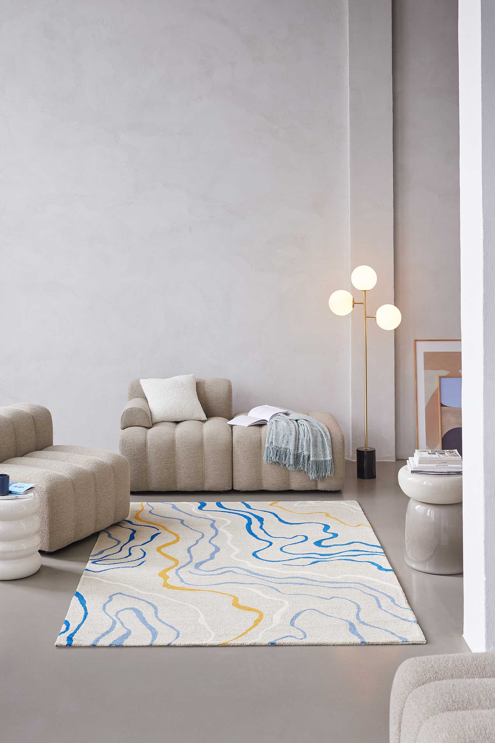 Esprit Teppich »Drive  ESP-39866«, rechteckig, 8 mm Höhe, modern, abstraktes Design für Wohnzimmer und Schlafzimmer