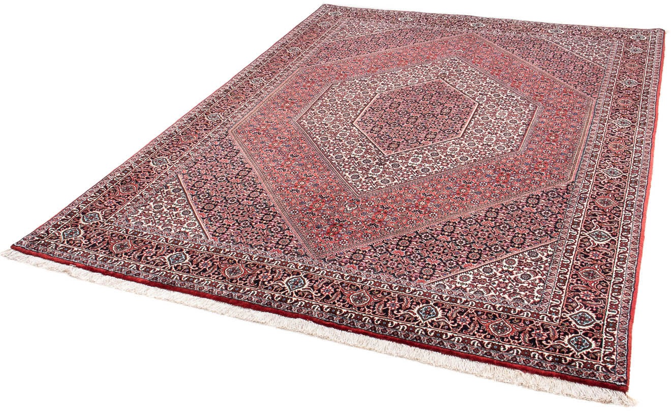 Image of morgenland Orientteppich »Perser - Bidjar - 237 x 172 cm - hellrot«, rechteckig, 15 mm Höhe, Wohnzimmer, Handgeknüpft, Einzelstück mit Zertifikat bei Ackermann Versand Schweiz