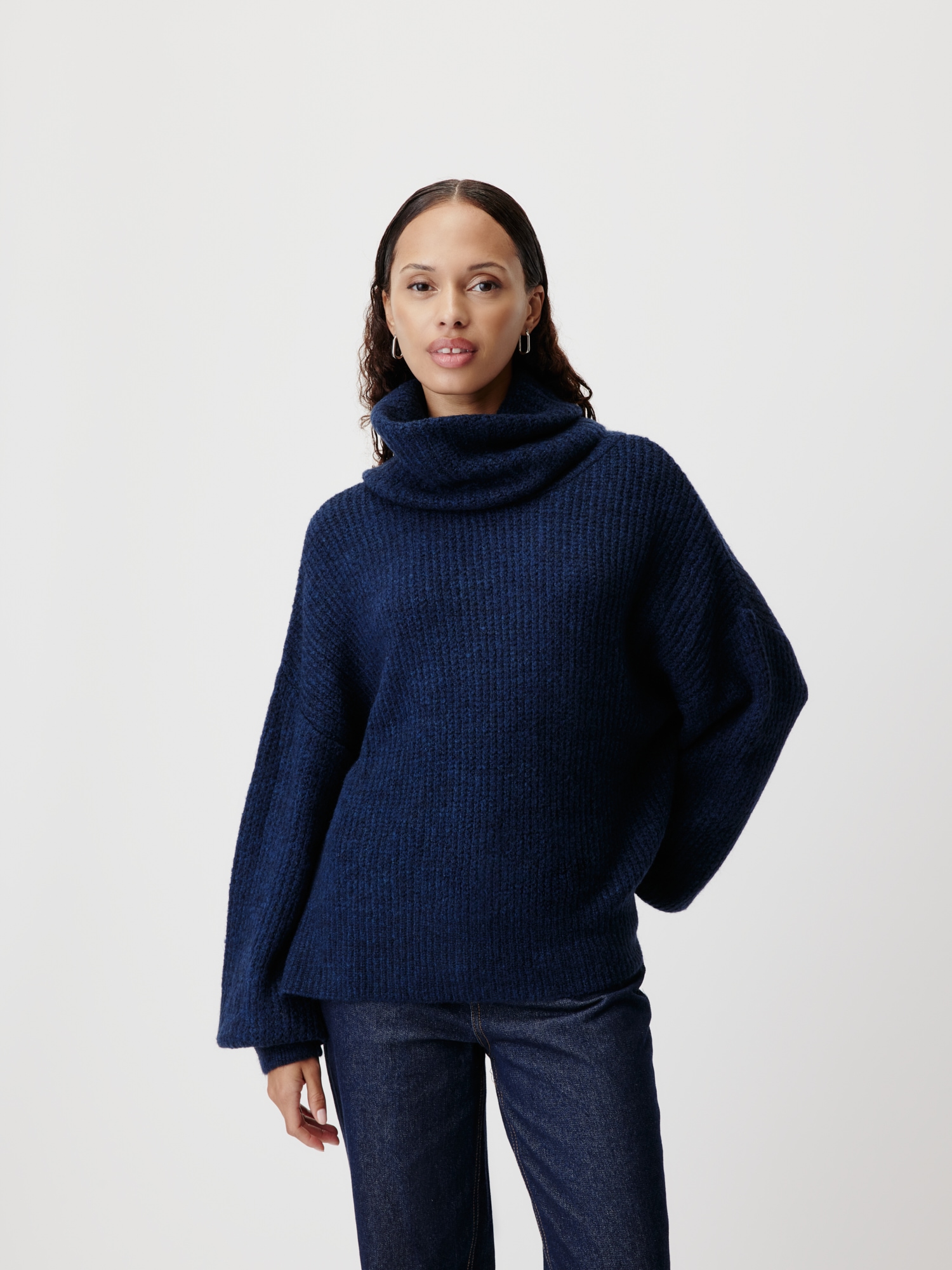 LeGer Pull en tricot »Jarine, LeGer by Lena Gercke« coupe ample avec col rond