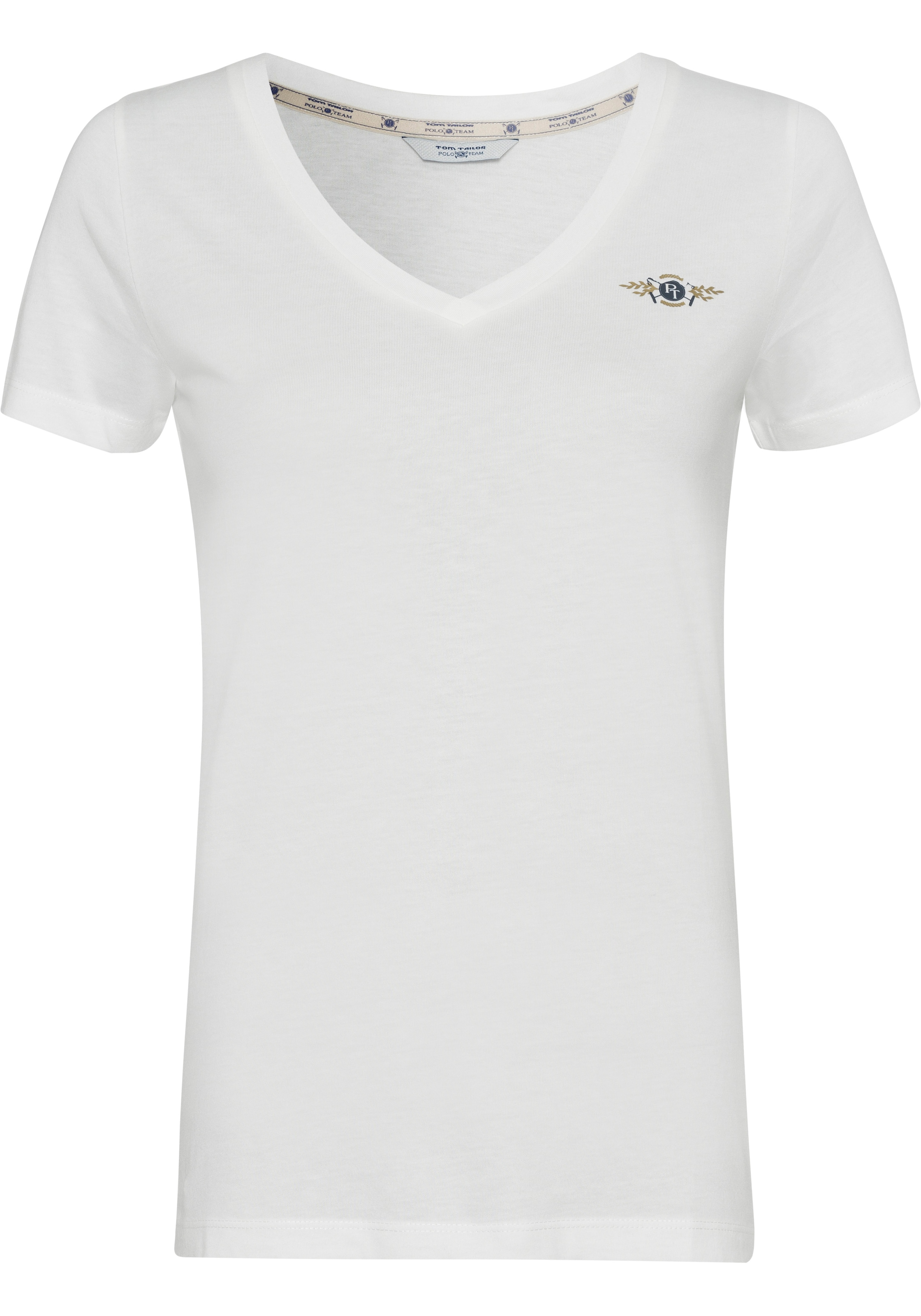 ♕ TOM TAILOR Polo Team T-Shirt, (Packung, 2 tlg., 2er-Pack), im farblich  modischen Doppelpack versandkostenfrei auf