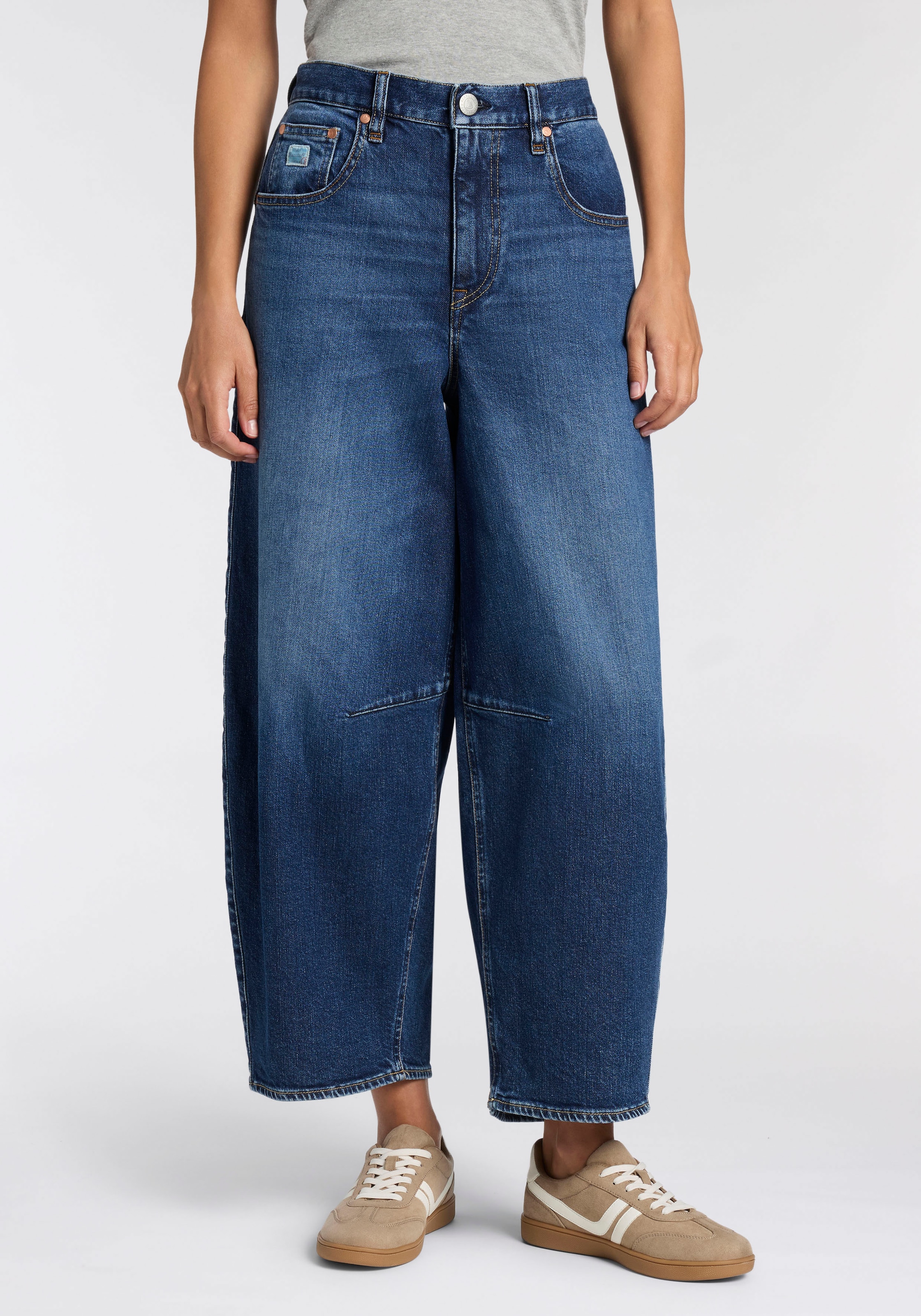 Image of Herrlicher 5-Pocket-Jeans "Barrow Denim" aus leichtem Denim, Loose Fit