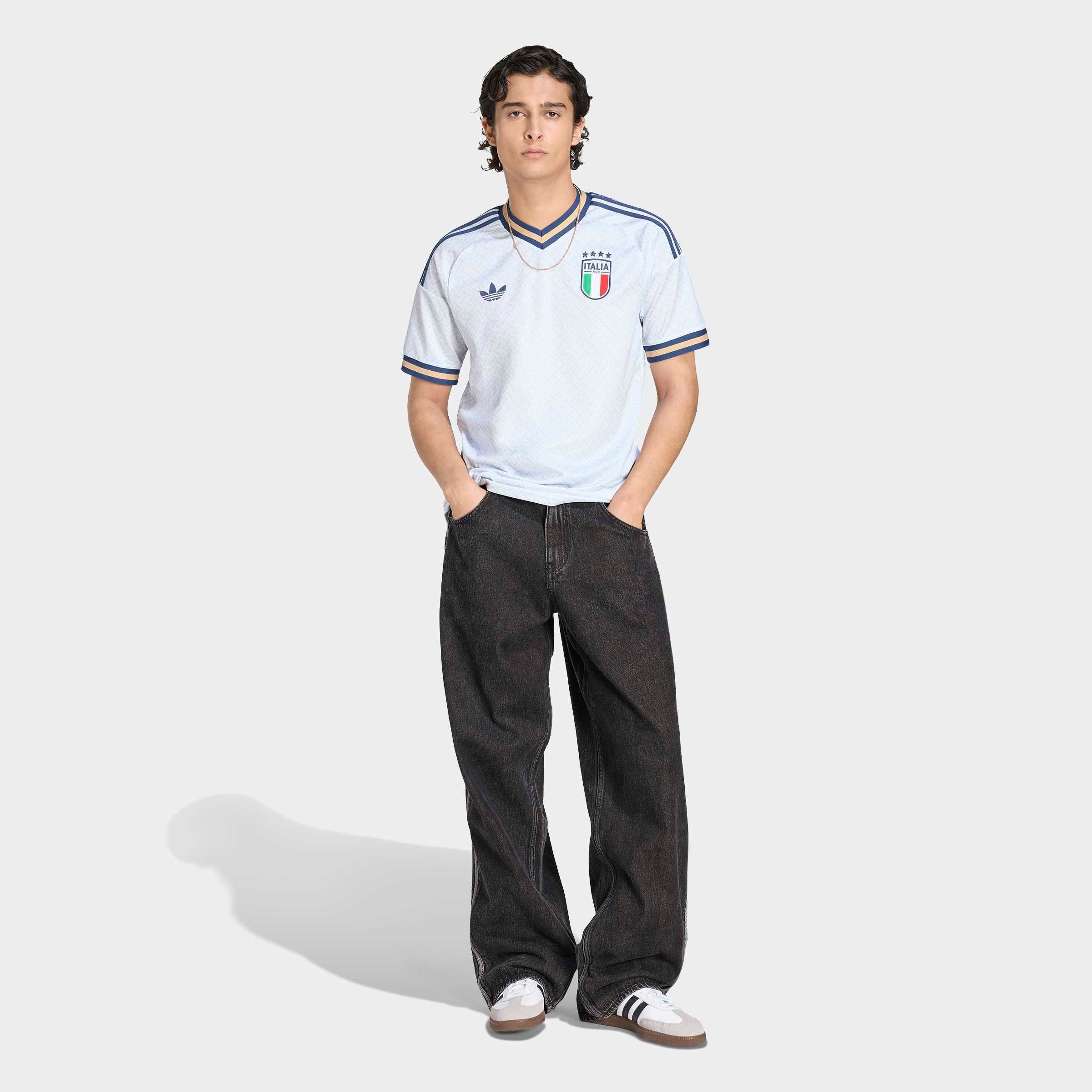 adidas Performance Fussballtrikot »FIGC A JSY« mit Rundhalsausschnitt, aus Polyester, mit Climacool® Technologie