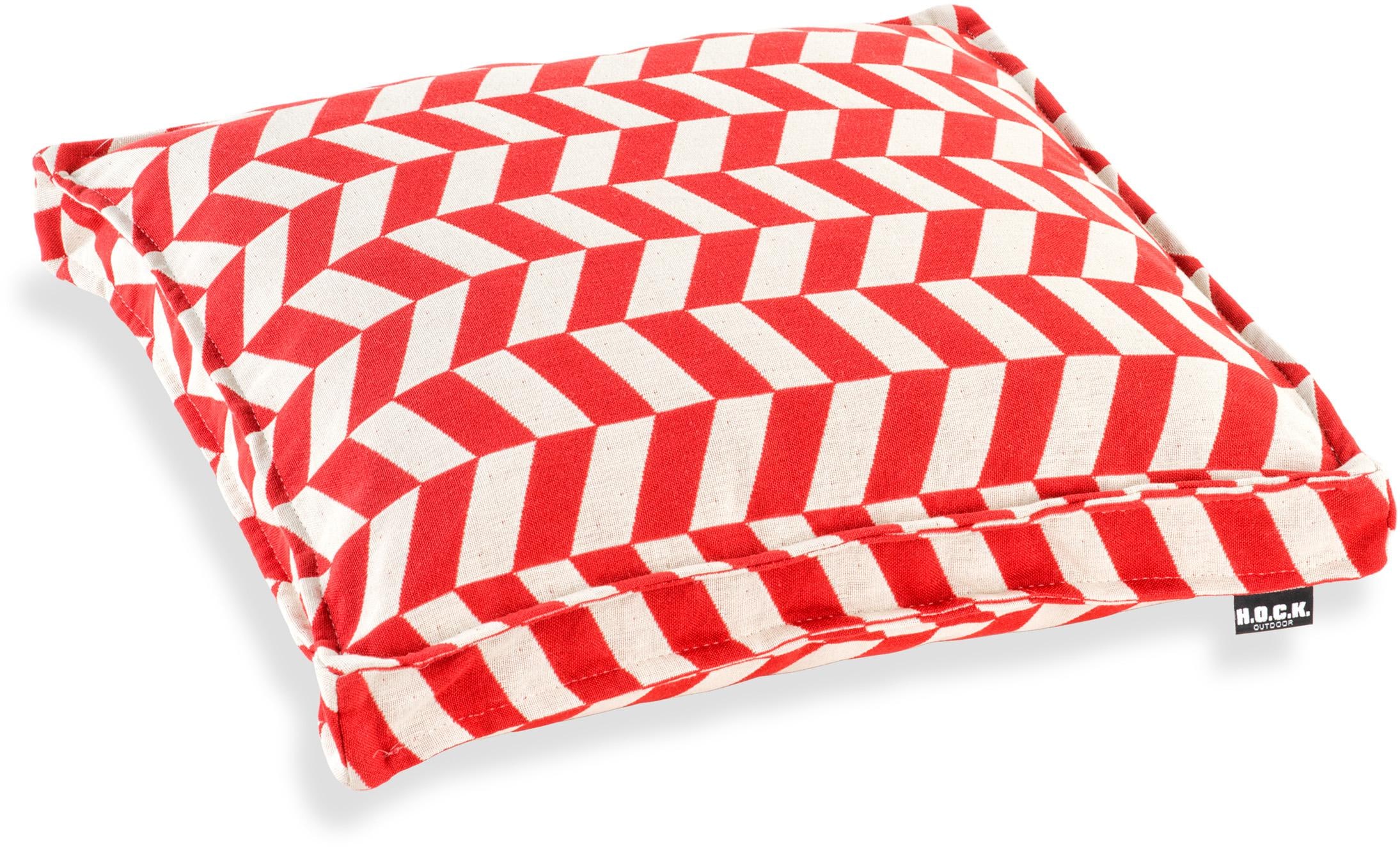 Image of H.O.C.K. Sitzkissen "Gumer No 5" mit schicker grafischer Musterung