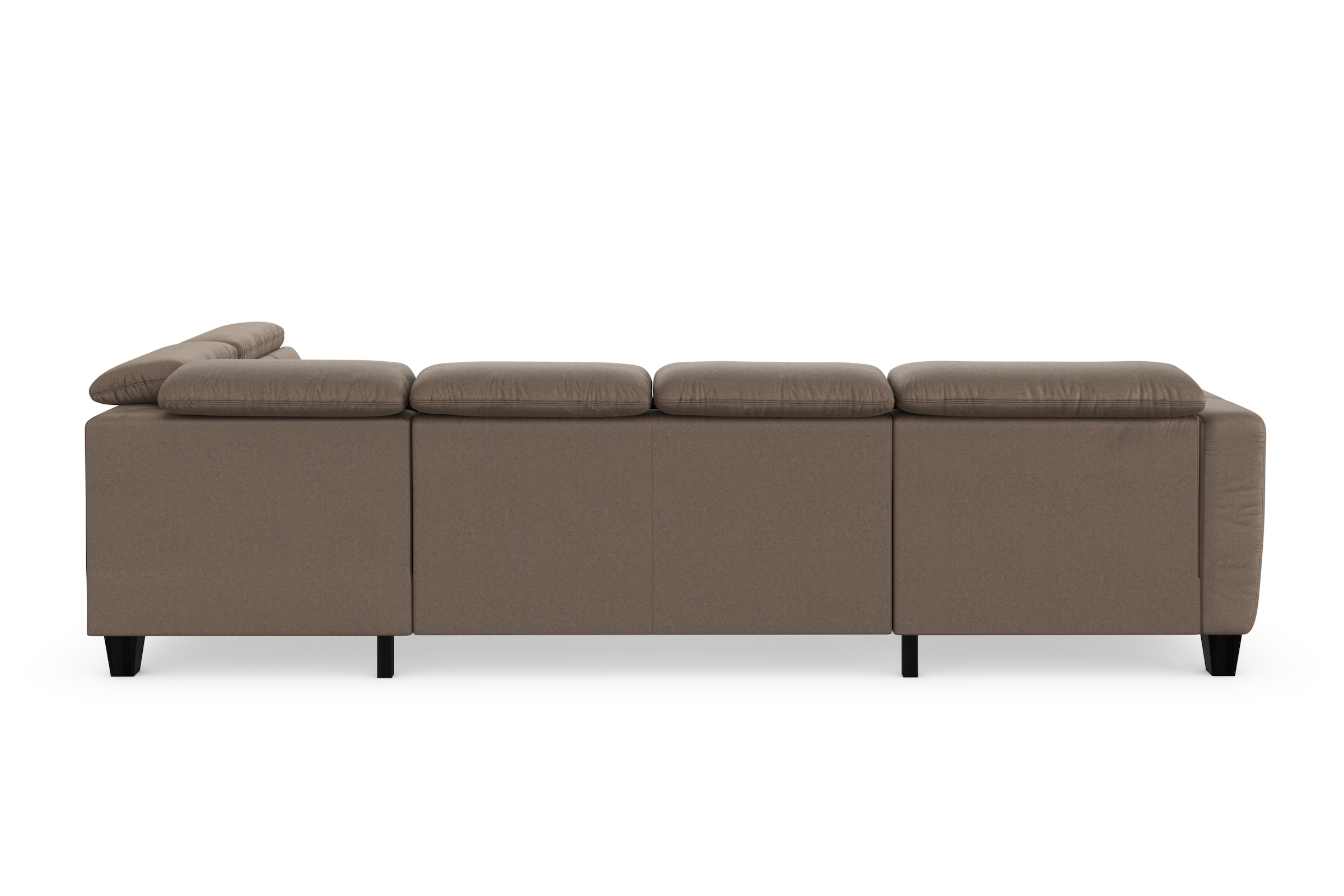 sit&more Wohnlandschaft »Belluci U-Form«, Kopfteilverstellung und Federkern, wahlweise mit Bettfunktion