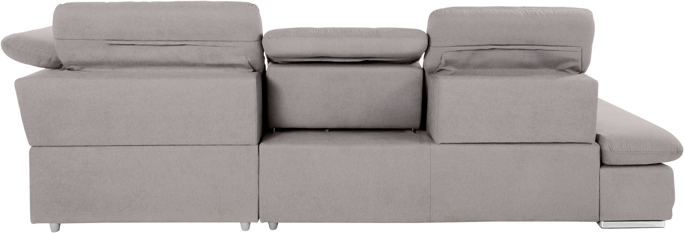 COTTA Ecksofa »Holiday L-Form mit Sitztiefen-, Armteil- und Kopfteilverstellung«, wahlweise mit Bettfunktion & Bettkasten