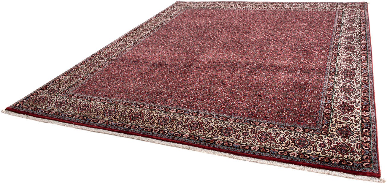 Image of morgenland Orientteppich »Perser - Bidjar - 300 x 253 cm - dunkelrot«, rechteckig, 15 mm Höhe, Wohnzimmer, Handgeknüpft, Einzelstück mit Zertifikat bei Ackermann Versand Schweiz
