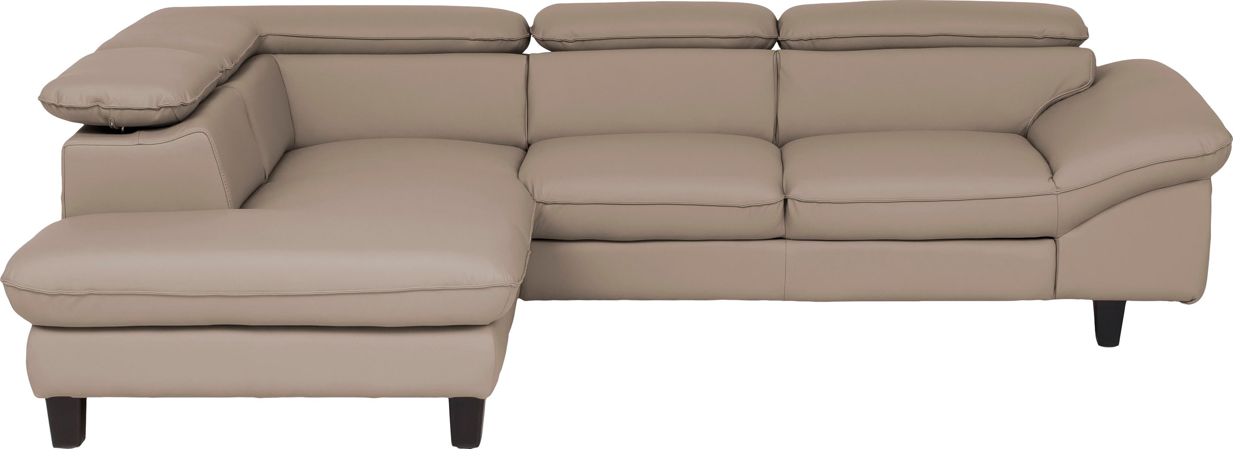 Home affaire Ecksofa »Pilot L-Form«, mit Kopfteilverstellung, wahlweise mit Bettfunktion & Bettkasten