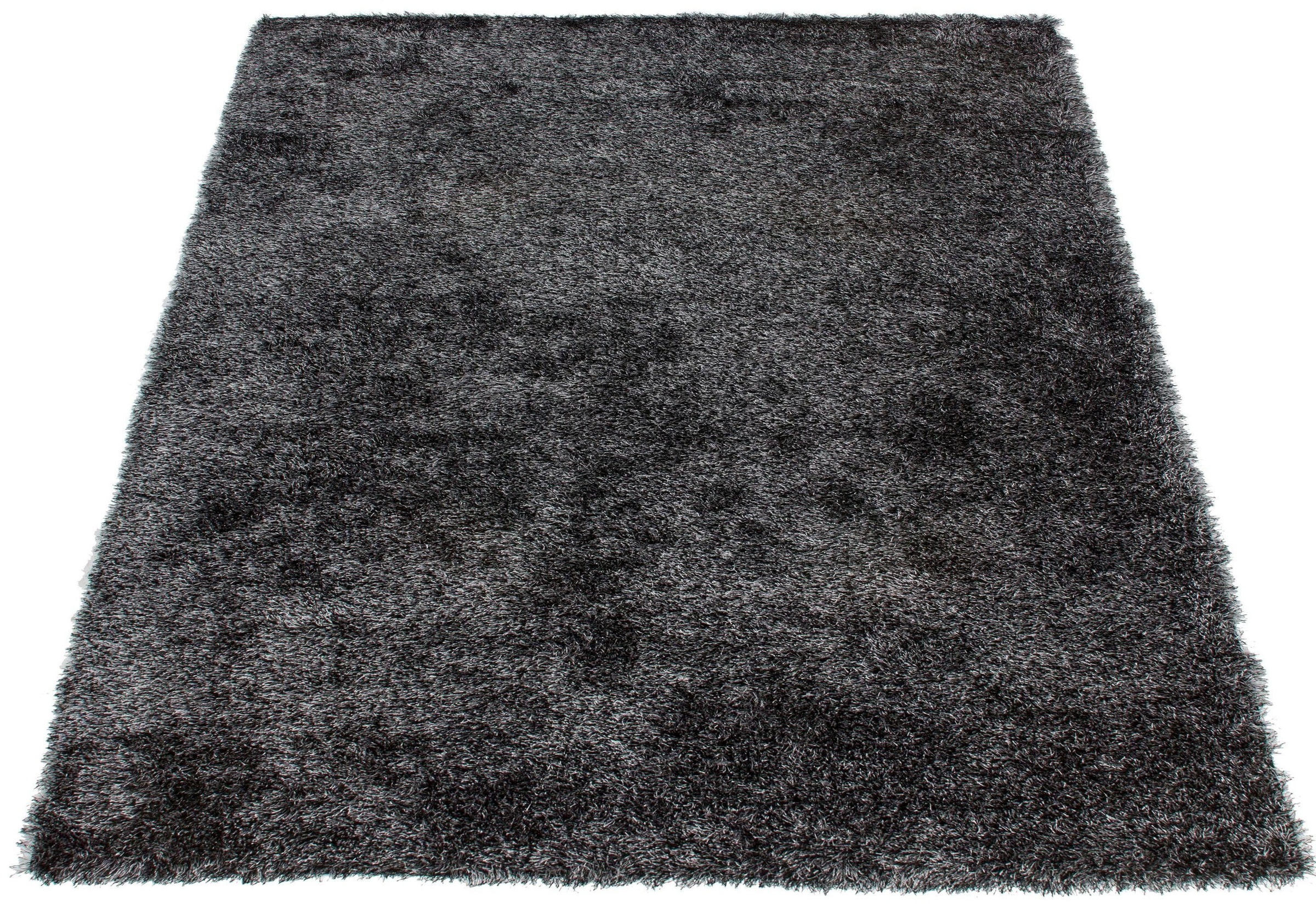 Bruno Banani Hochflor-Teppich »Alga«, rechteckig, 40 mm Höhe, Uni, Shaggy, Langflor, besonders weich und kuschelig, Wohnzimmer