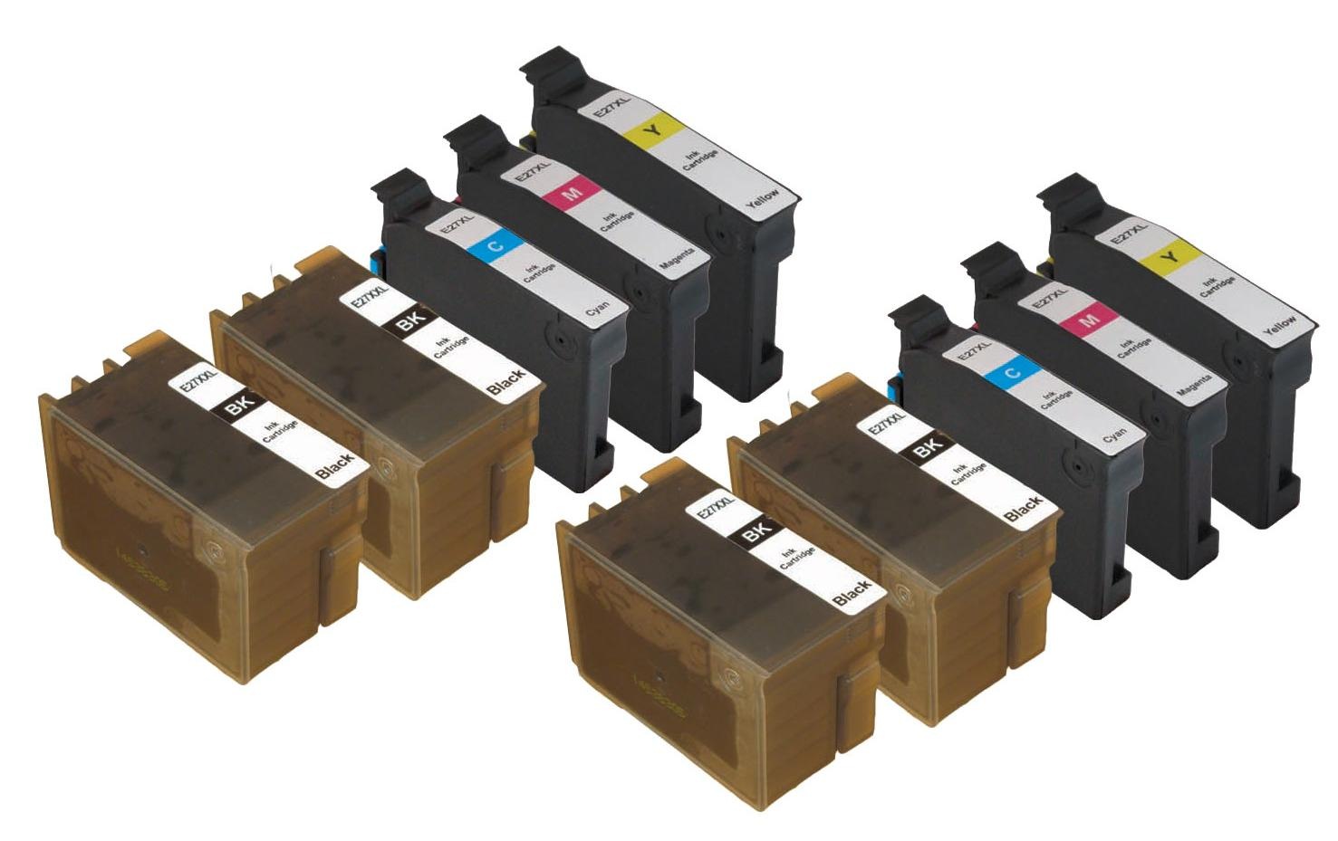 Tintenpatrone »Peach Epson Nr. 27XL 4x BK, je 2x M, C, Y«, (10 St.)