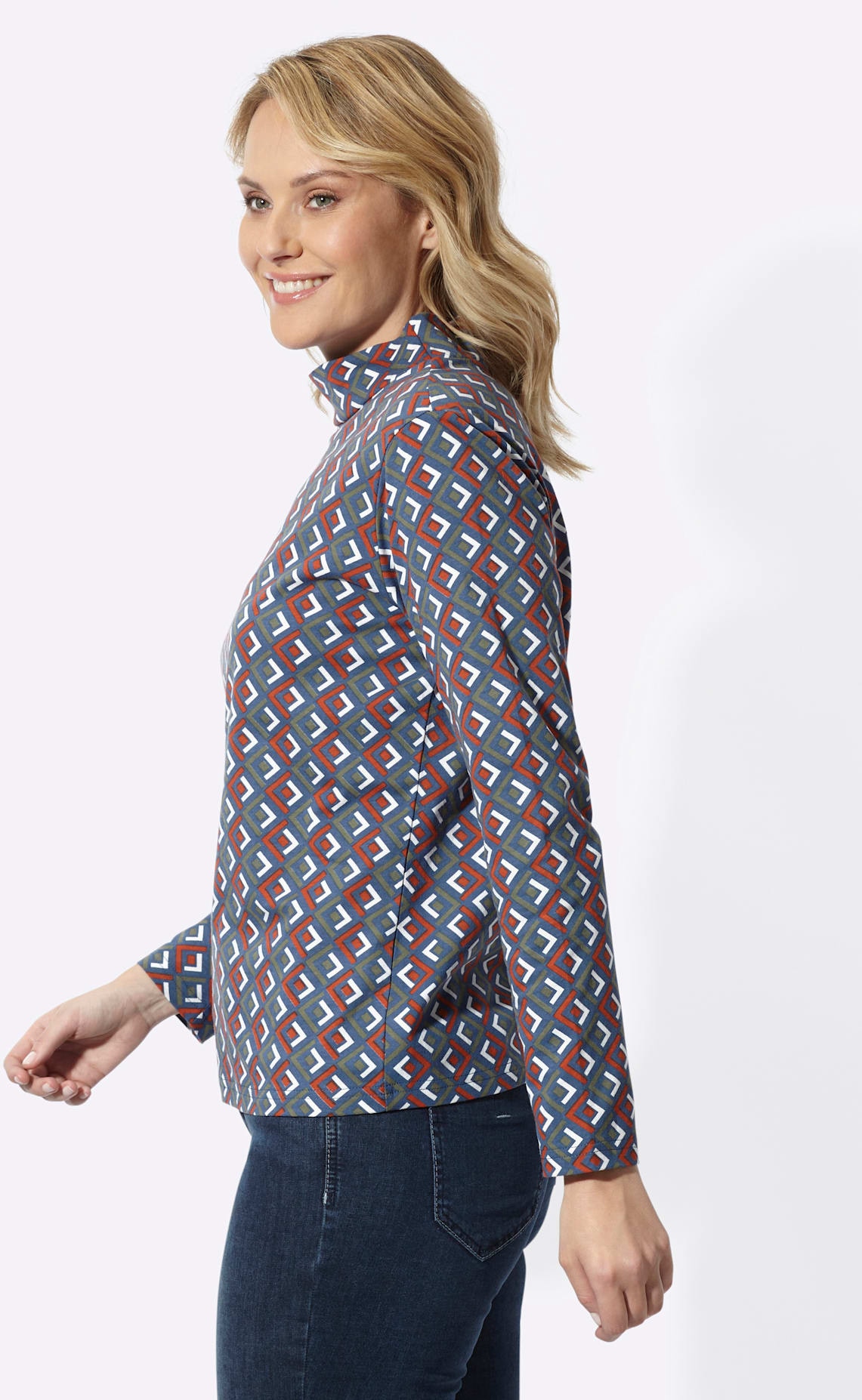 Classic Basics Stehkragenshirt »Stehkragen-Shirt« 1