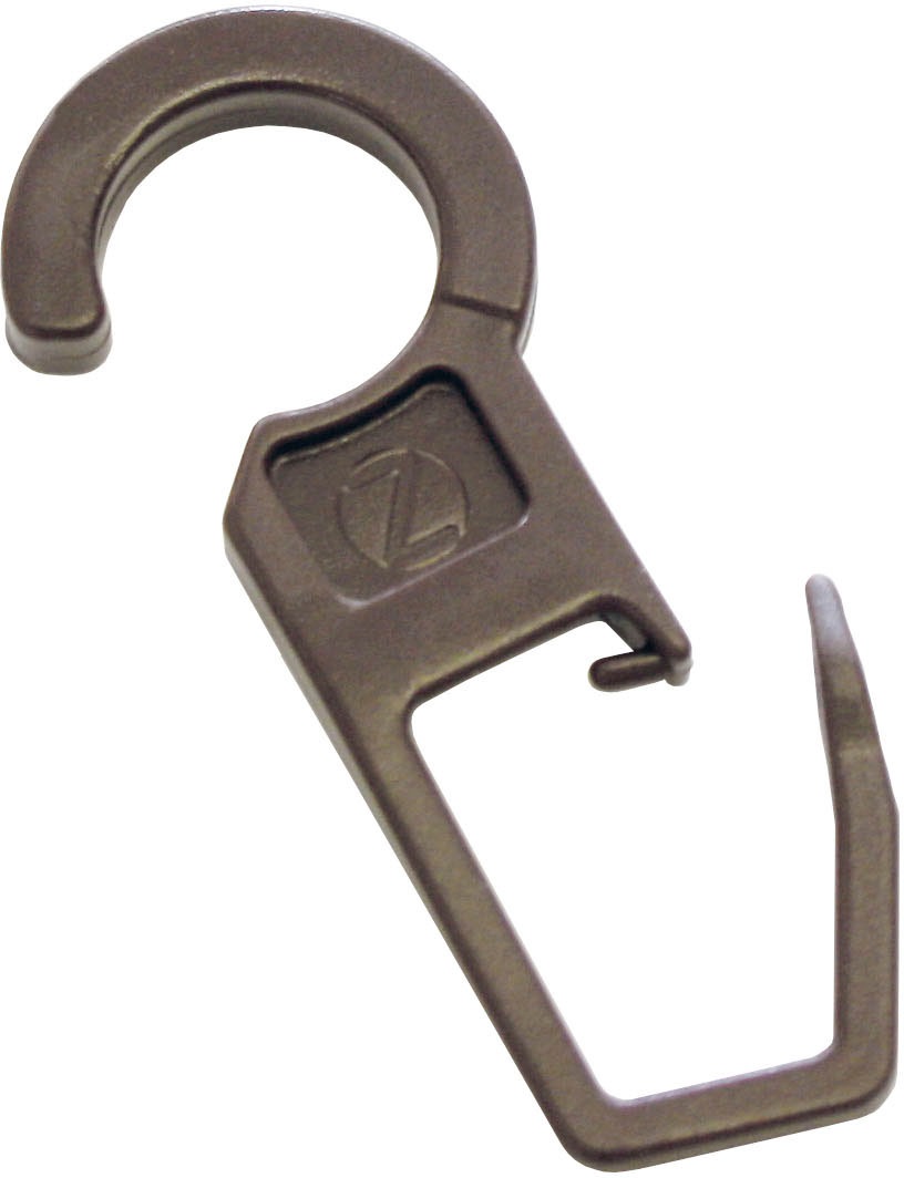 Image of GARDINIA Faltenclip "Faltenlegehaken Öse Ø 10 mm" Serie Gardinenstangen-Set Lugano Classic Ø 28 mm
