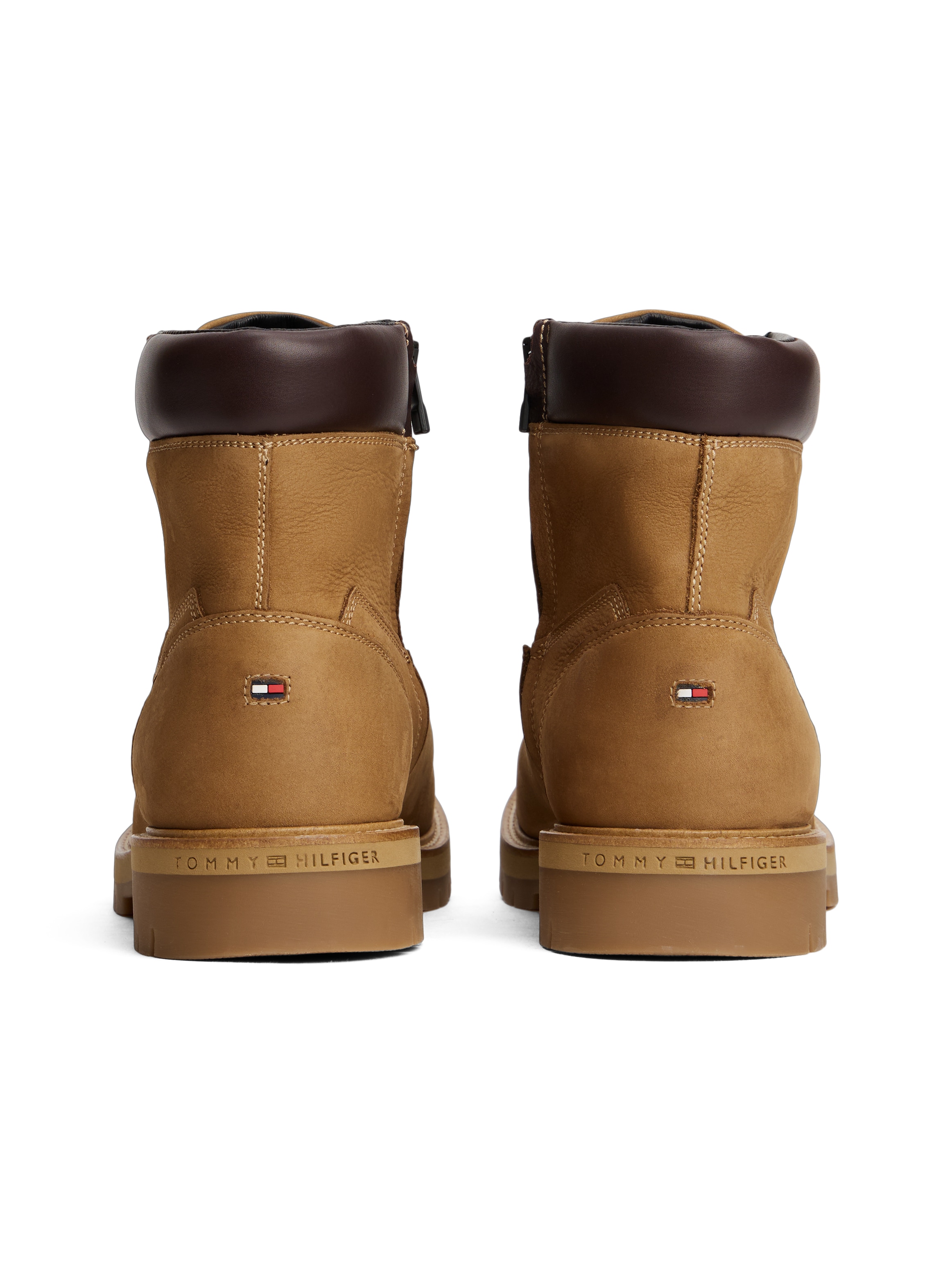 Tommy Hilfiger Bottines à lacets »FLEX TH OUTDOOR W NBK BOOT«  , talon bloc, chaussure outdoor avec œillets, style alpiniste