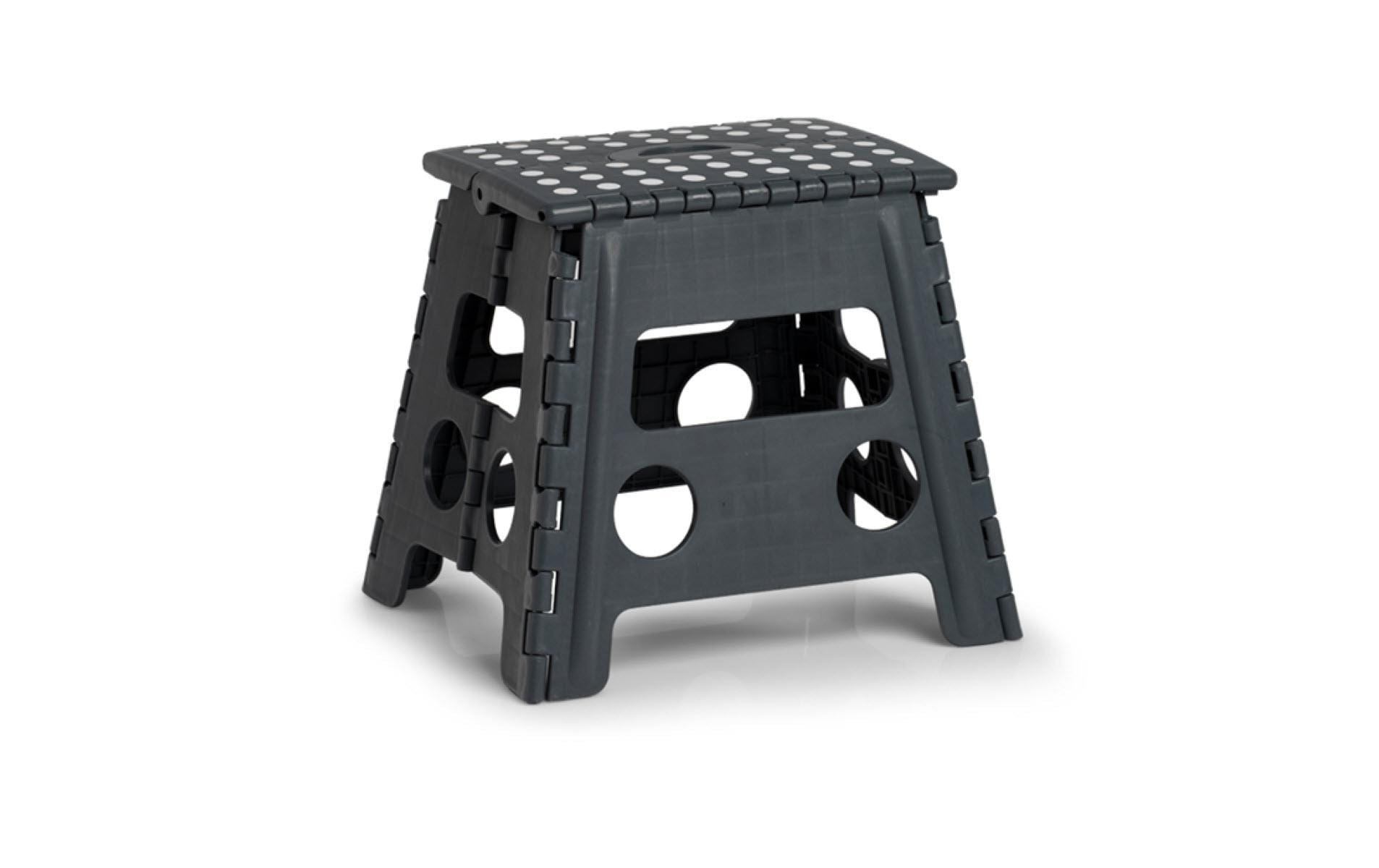 Image of Zeller Present Tritthocker "37 x 30 x 32 cm, Anthrazit"