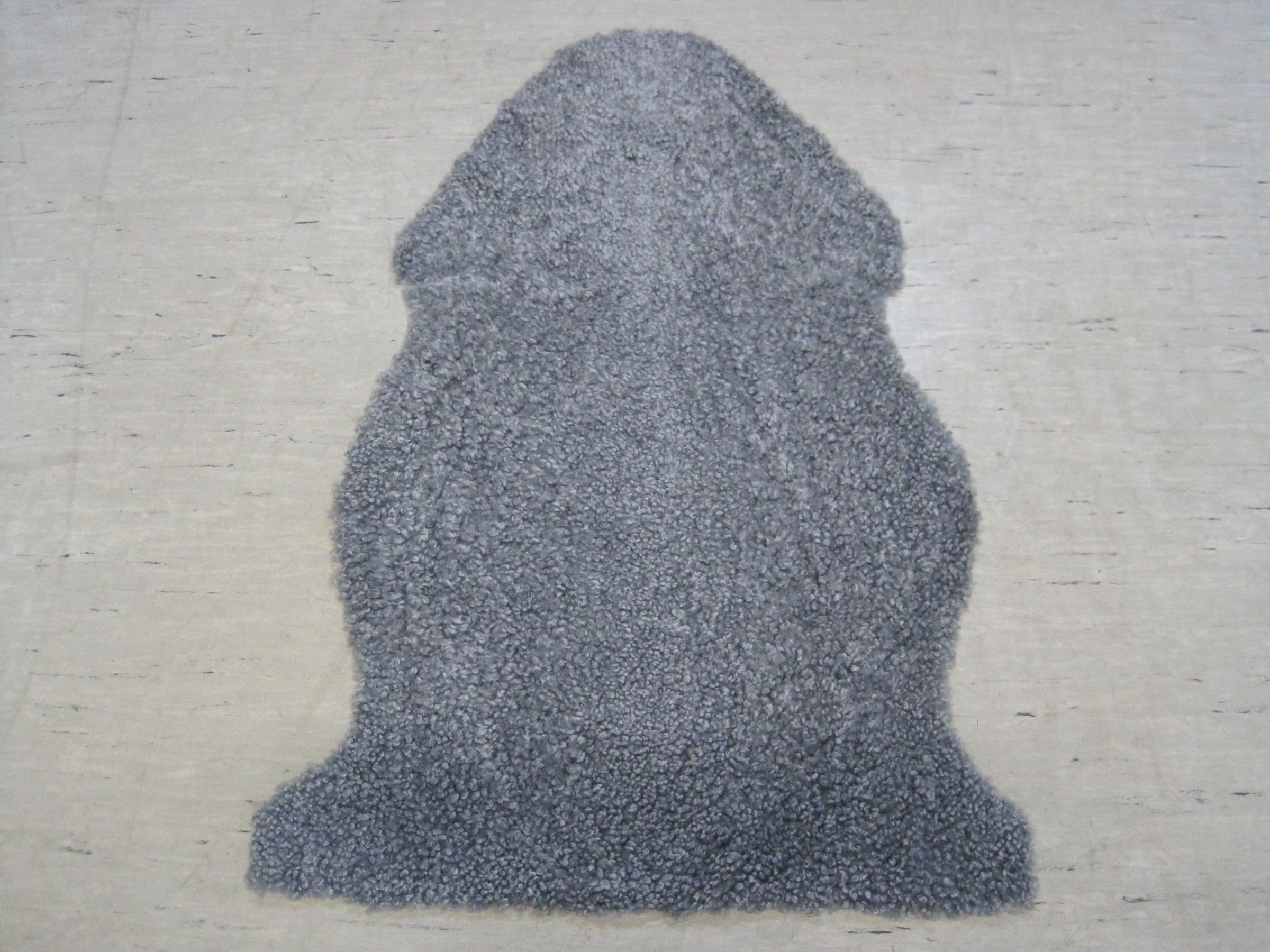 Heitmann Felle Tapis en fourrure »Lammfell Curly« En forme de fourrure 25 mm Höhe vraie peau d'agneau avec boucles naturelles, tondue, douce et moelleuse