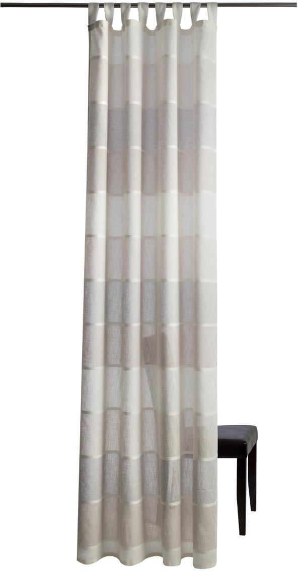 Image of HOMING Gardine "Lennardt" Schlaufen 1 Stk. tlg. Streifen, Wohnzimmer, Schlafzimmer