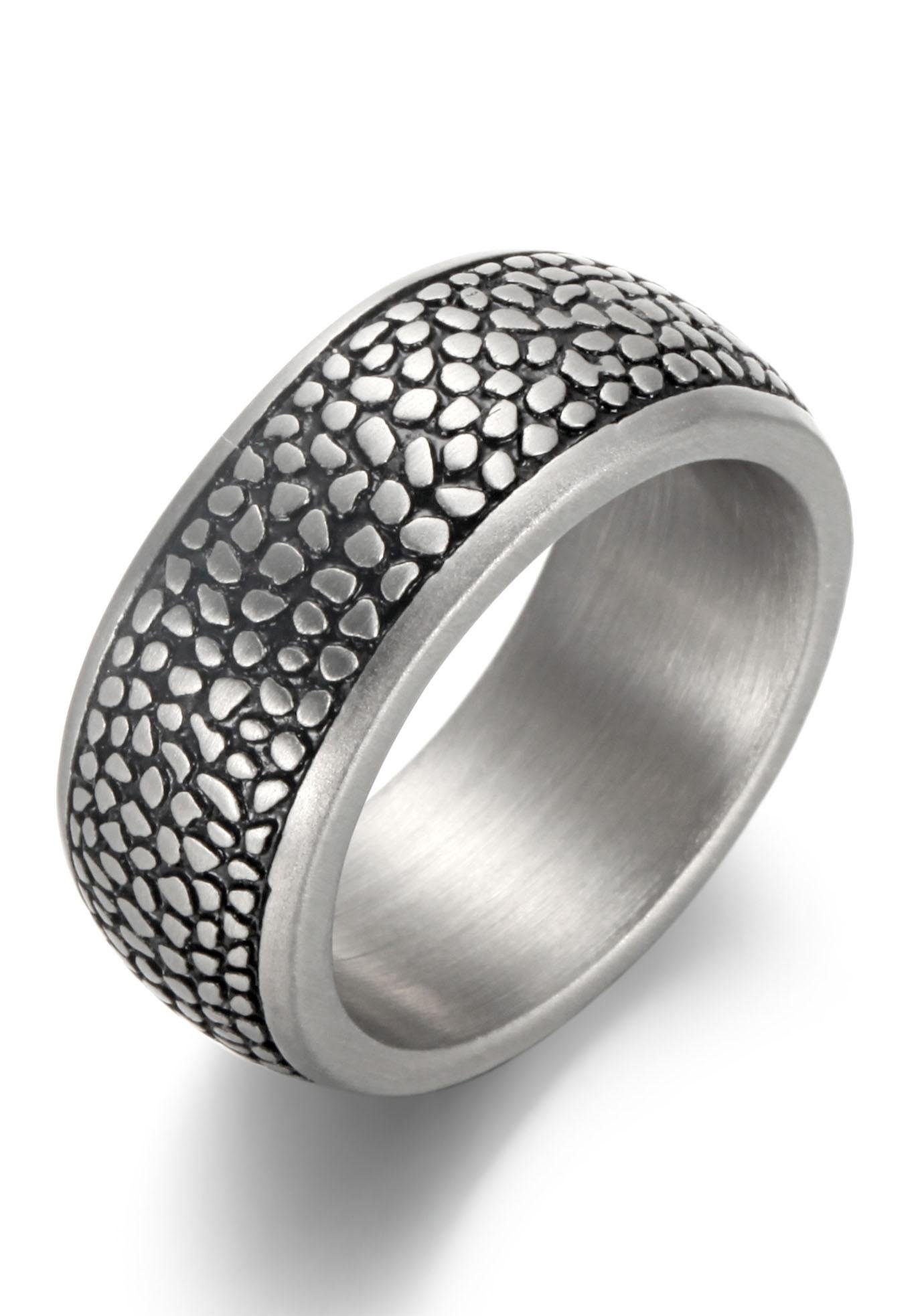 Image of Firetti Fingerring »10,0 mm, Reptilienoptik, matt, strukturiert,« bei Ackermann Versand Schweiz
