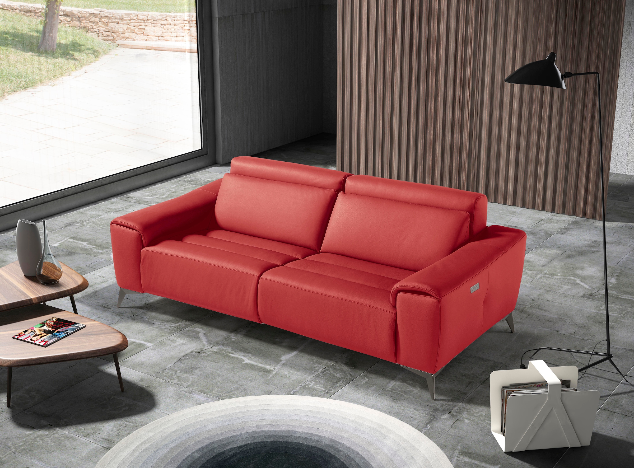 Image of Egoitaliano 2,5-Sitzer "Suzette, Designsofa mit elektrischen Komfortfunktionen, edel & bequem" inkl. 2 elektronischer Relaxfunktionen, Rücken- und Fussteilfunktion