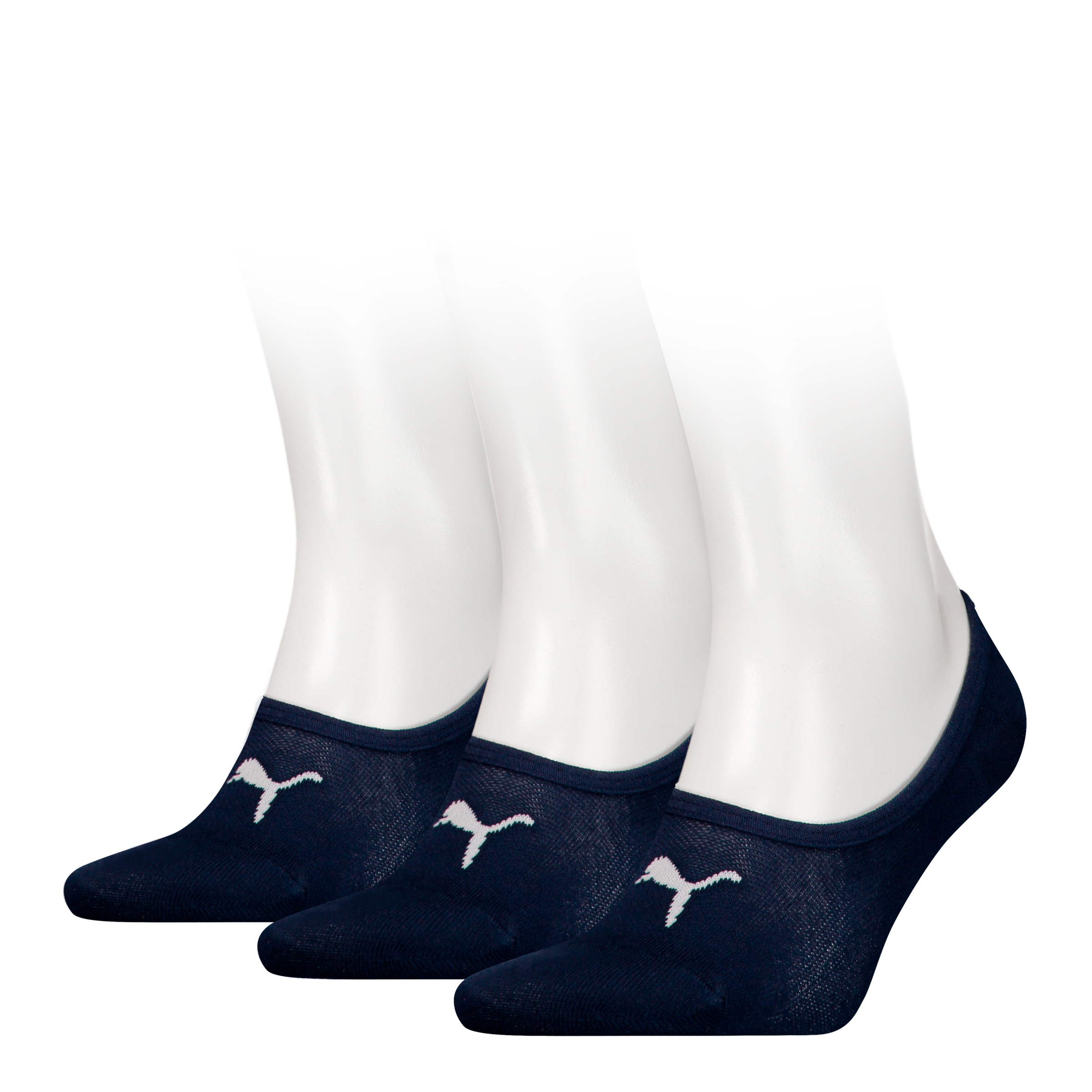 Image of PUMA Füsslinge "PUMA UNISEX FOOTIE 3P" 3 Paar, 3 Paar tlg. NoShow Socks, atmungsaktiv, elastisches Bündchen