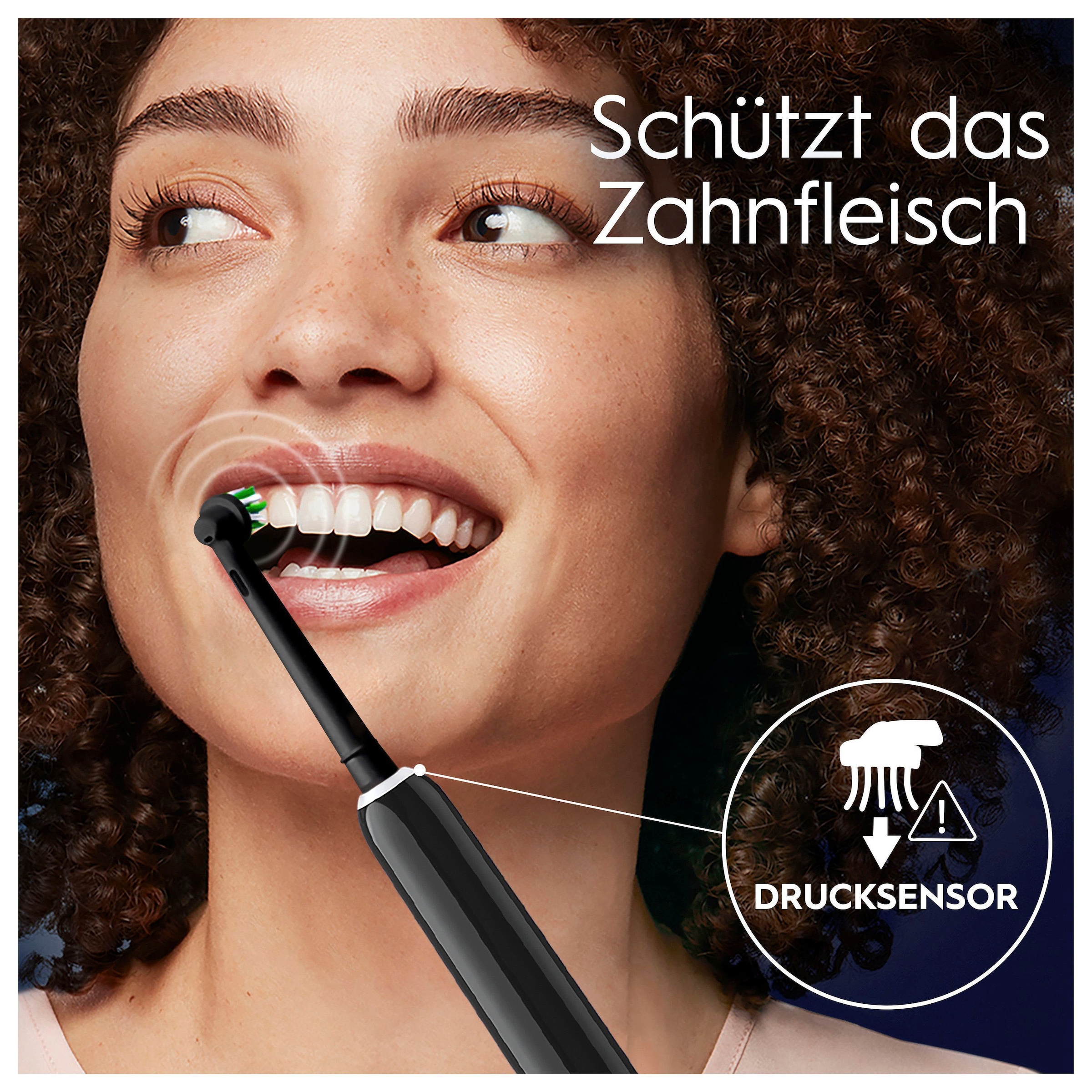 Oral-B Elektrische Zahnbürste »PRO Series 1«, 1 St. Aufsteckbürsten, Drucksensor